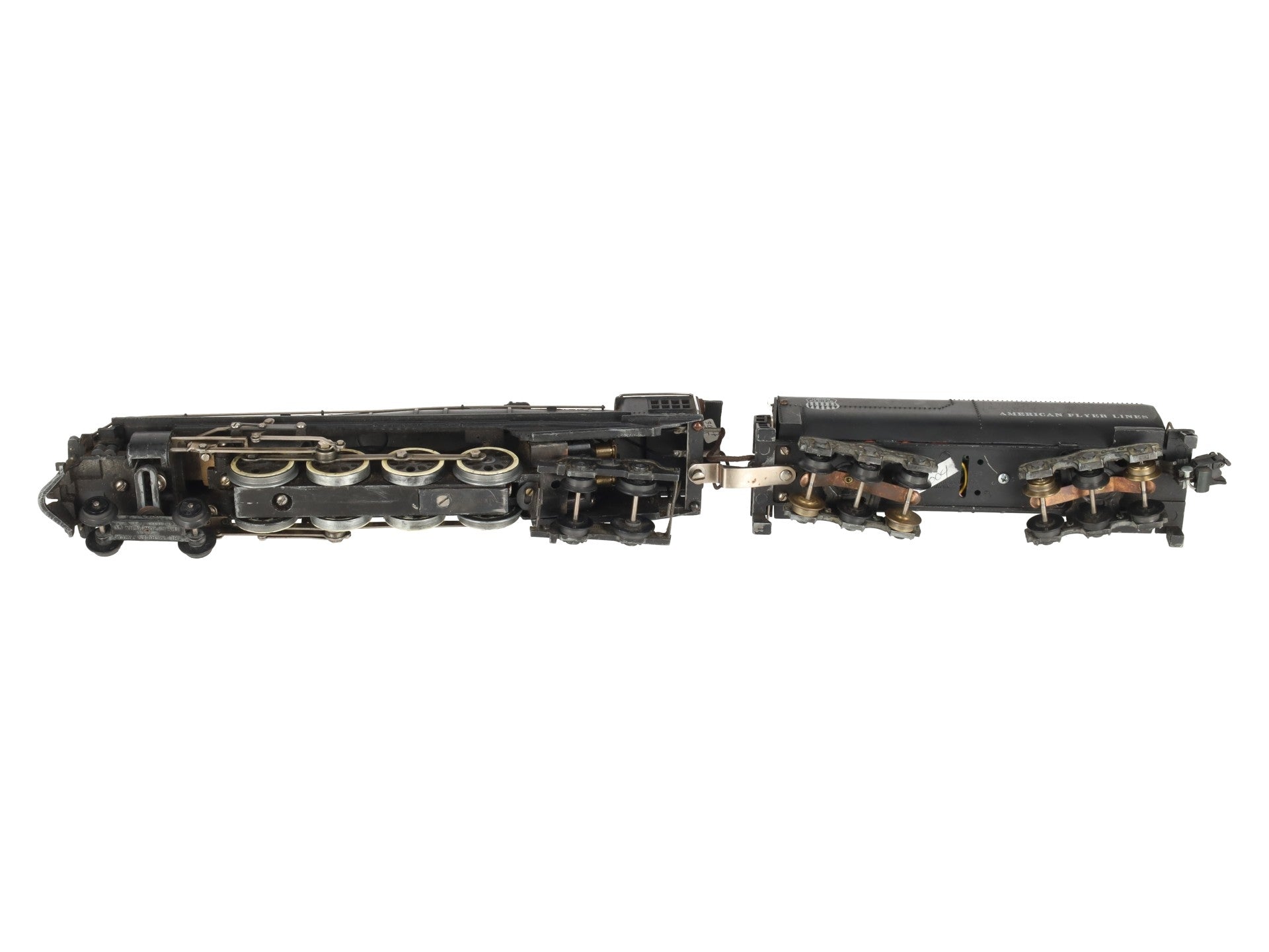 American Flyer 332 Vintage S Union Pacific 4-8-4 Steam Locomotive & Tender VG