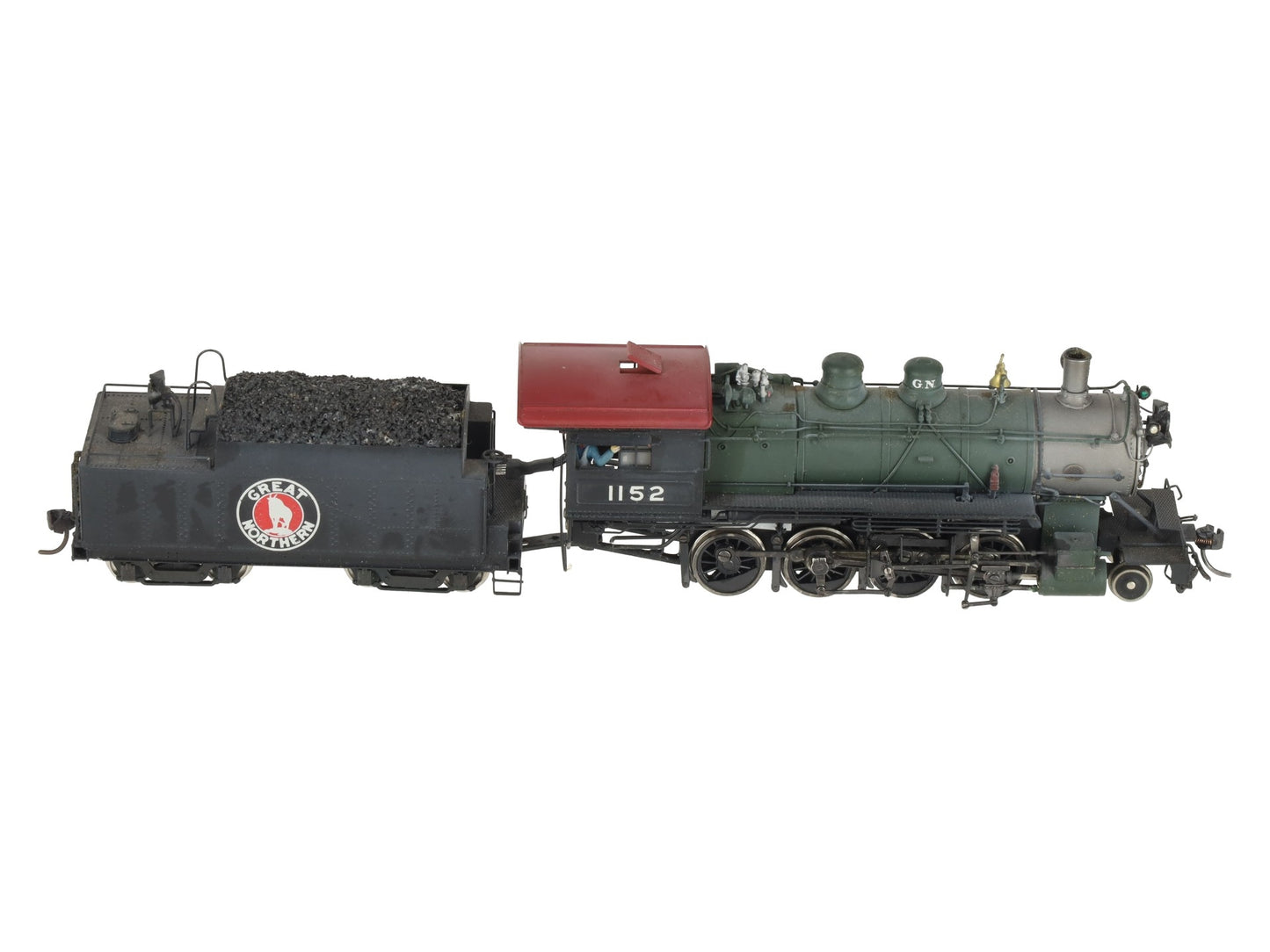 Tenshodo Ho Brass GN 2-8-0 F8 Steam Locomotive w/ Tender #1152 DCC & Sound EX