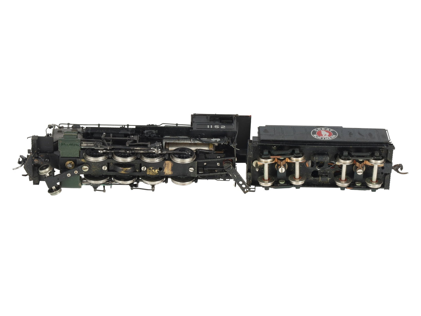 Tenshodo Ho Brass GN 2-8-0 F8 Steam Locomotive w/ Tender #1152 DCC & Sound EX