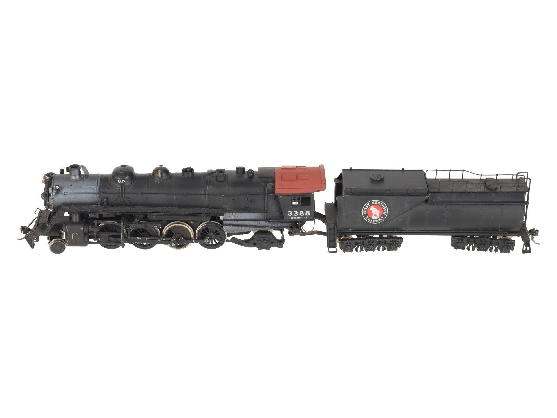 Tenshodo 3388 HO Brass GN 2-8-0 Steam Locomotive w/ Tender #3388 DCC & Sound EX