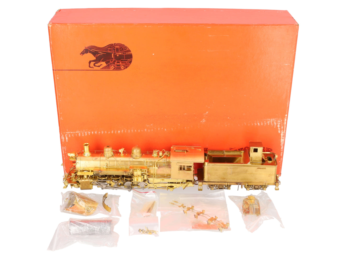 Iron Horse 01370 On3 Scale 2-Rail BRASS D&RGW K-37 Steam Locomotive w/Tender VG/Box