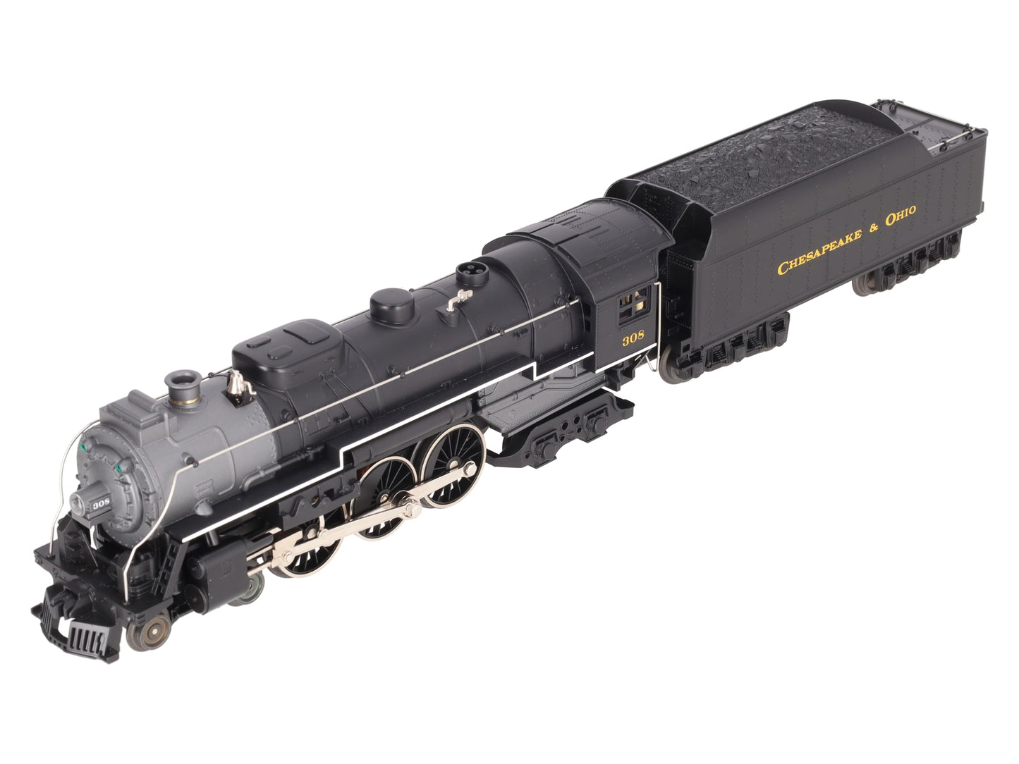 Lionel 6-81302 O C&O LionChief Plus 4-6-4 Hudson Steam Locomotive #308 EX/Box