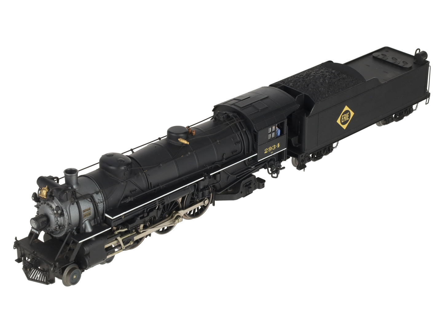 American Flyer 6-48052 S Scale Erie 4-6-2 Pacific Steam Locomotive & Tender EX/Box