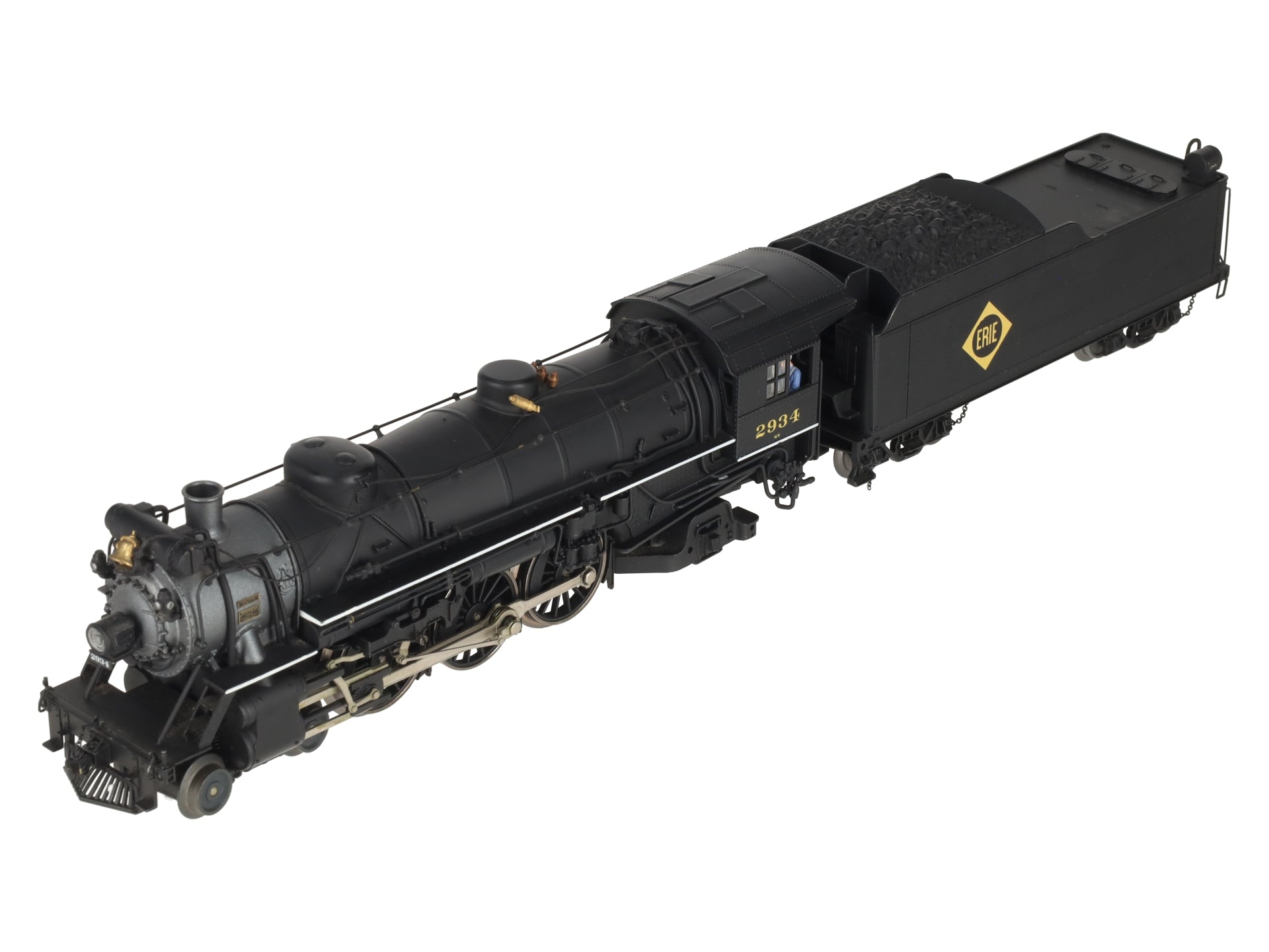 American Flyer 6-48052 S Scale Erie 4-6-2 Pacific Steam Locomotive & Tender EX/Box