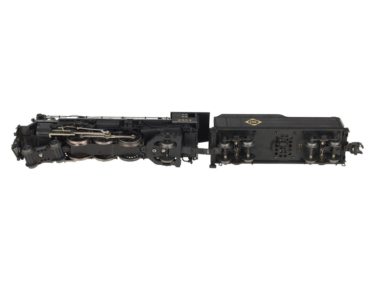 American Flyer 6-48052 S Scale Erie 4-6-2 Pacific Steam Locomotive & Tender EX/Box