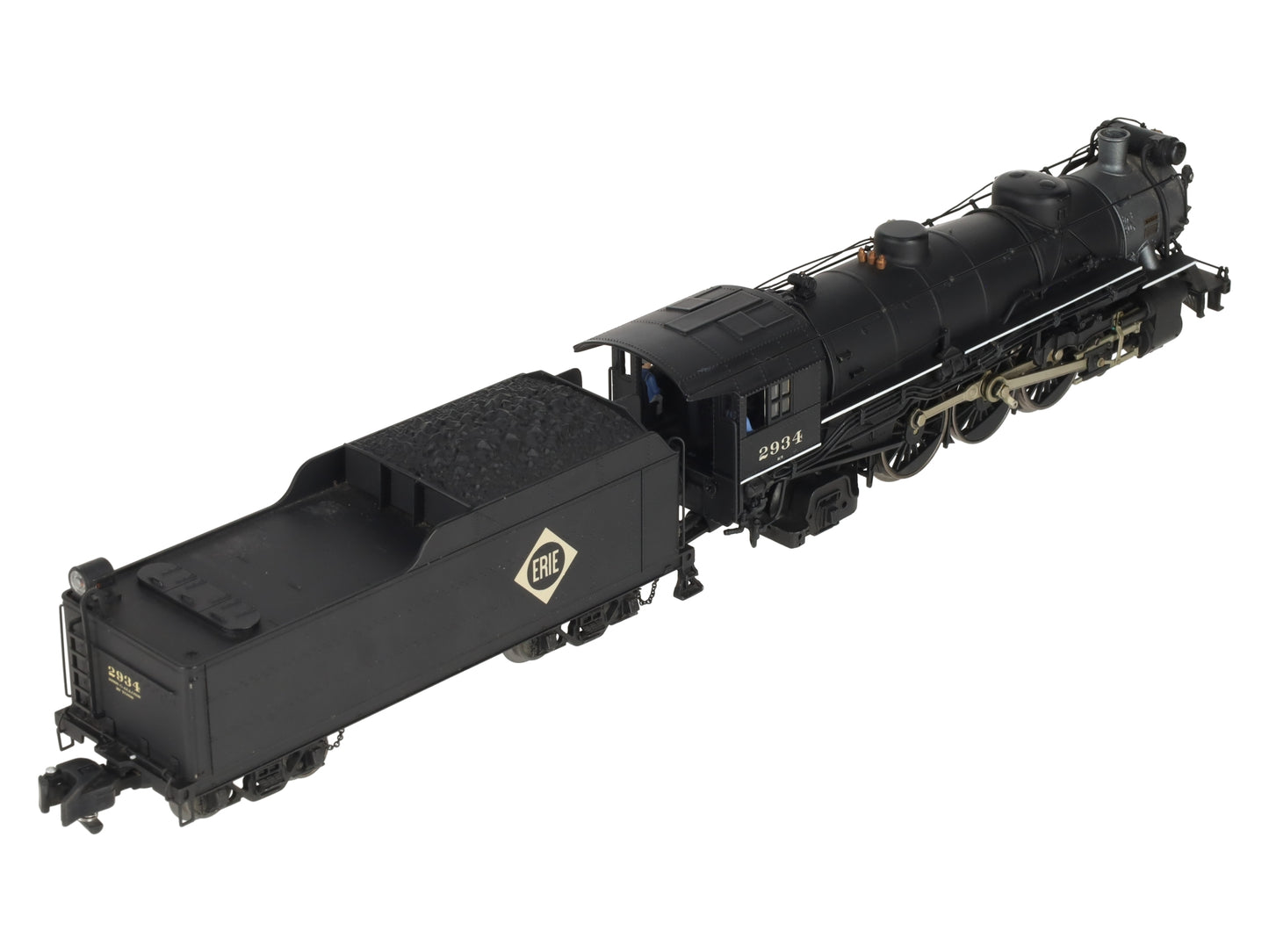 American Flyer 6-48052 S Scale Erie 4-6-2 Pacific Steam Locomotive & Tender EX/Box