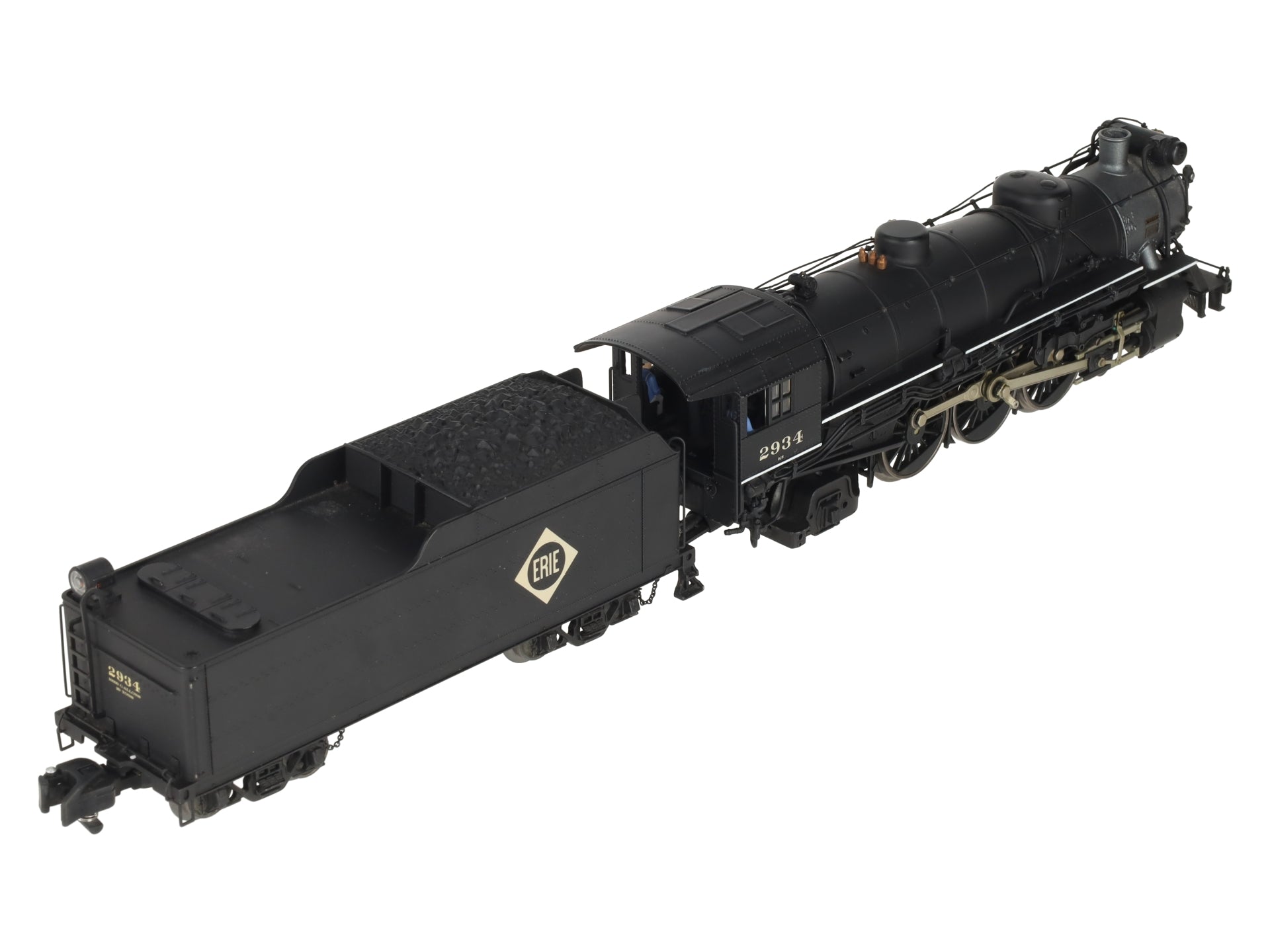 American Flyer 6-48052 S Scale Erie 4-6-2 Pacific Steam Locomotive & Tender EX/Box
