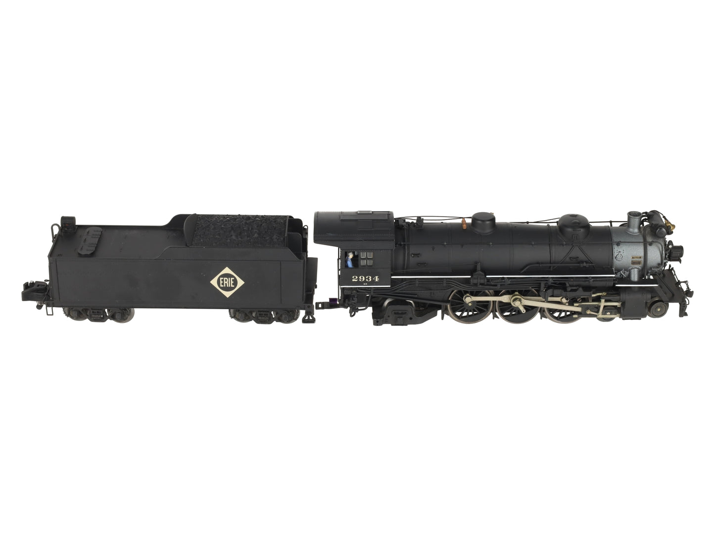 American Flyer 6-48052 S Scale Erie 4-6-2 Pacific Steam Locomotive & Tender EX/Box