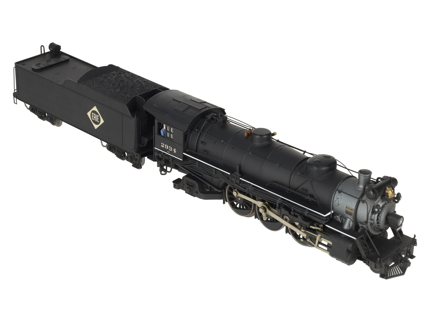 American Flyer 6-48052 S Scale Erie 4-6-2 Pacific Steam Locomotive & Tender EX/Box