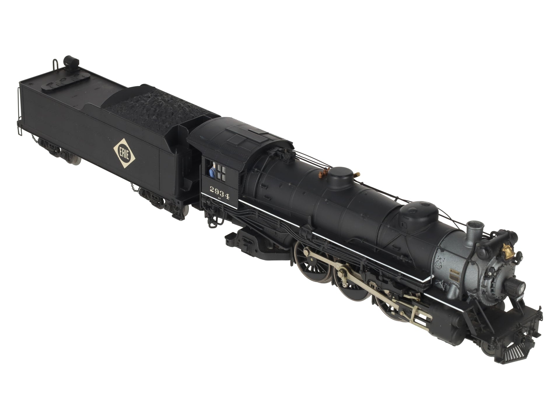 American Flyer 6-48052 S Scale Erie 4-6-2 Pacific Steam Locomotive & Tender EX/Box
