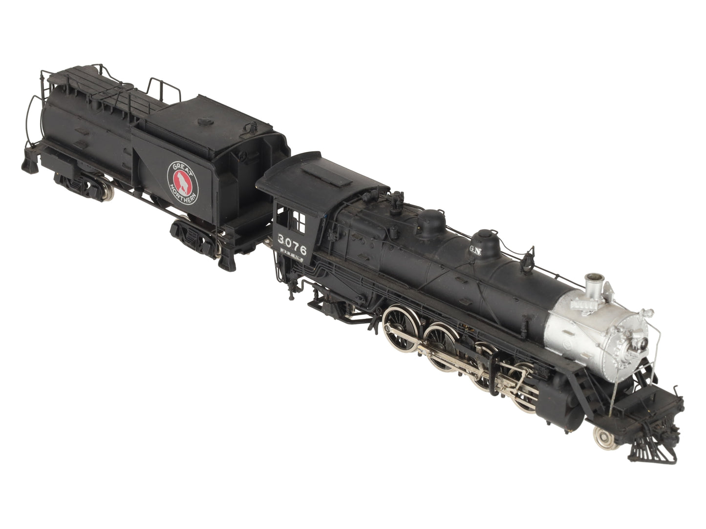 Sunset Models HO Custom BRASS Great Northern O-1 2-8-2 Steam Loco & Tender/Box