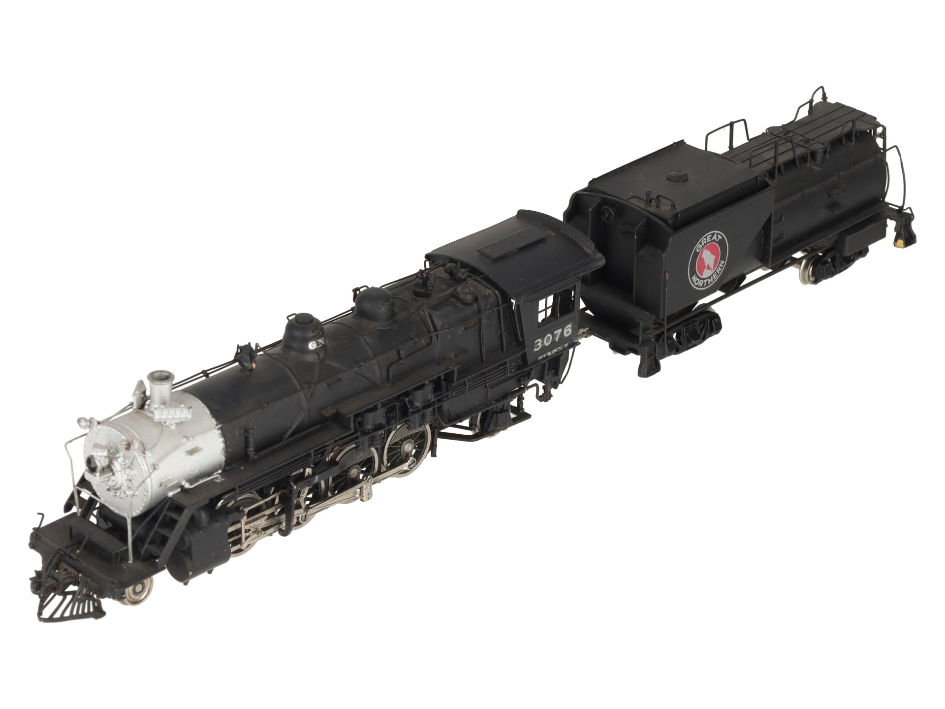 Sunset Models HO Custom BRASS Great Northern O-1 2-8-2 Steam Loco & Tender/Box