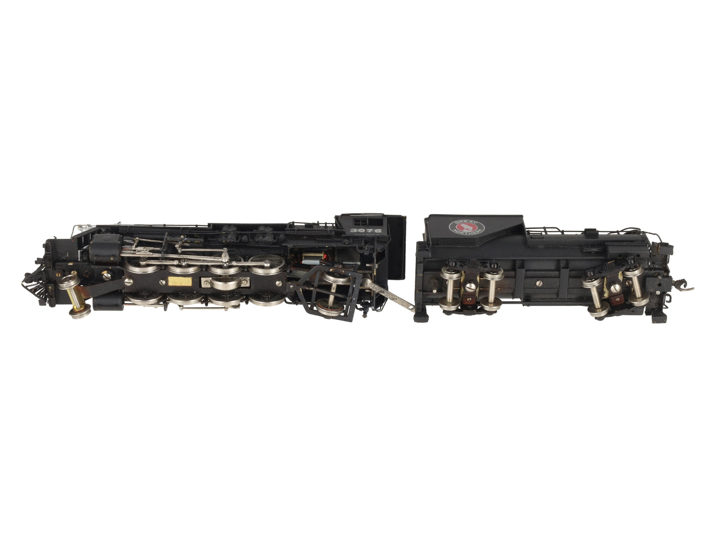 Sunset Models HO Custom BRASS Great Northern O-1 2-8-2 Steam Loco & Tender/Box