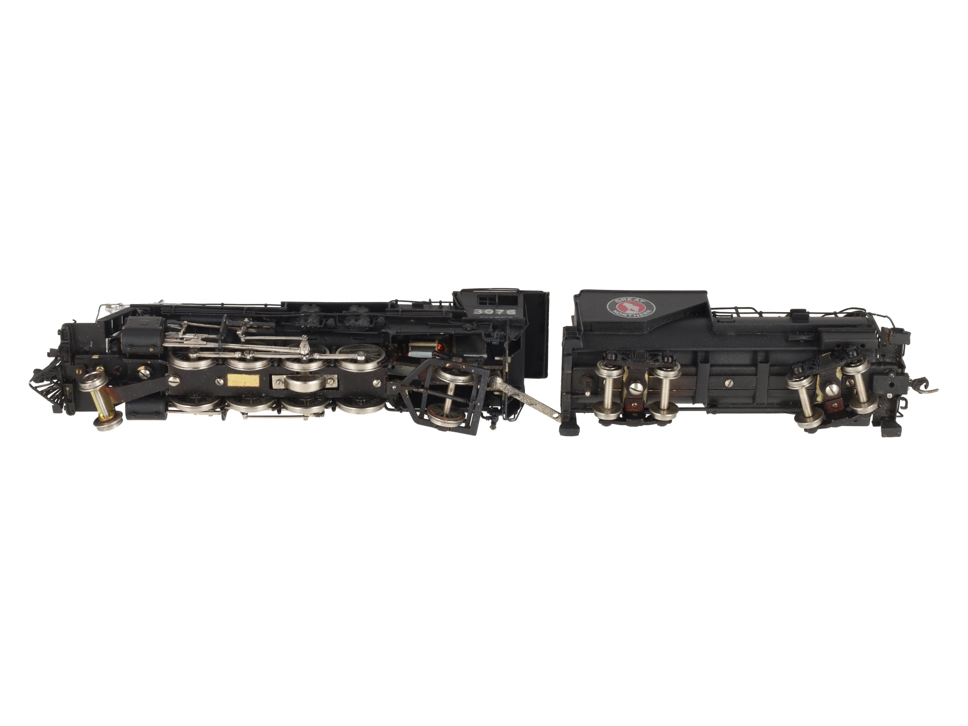 Sunset Models HO Custom BRASS Great Northern O-1 2-8-2 Steam Loco & Tender/Box