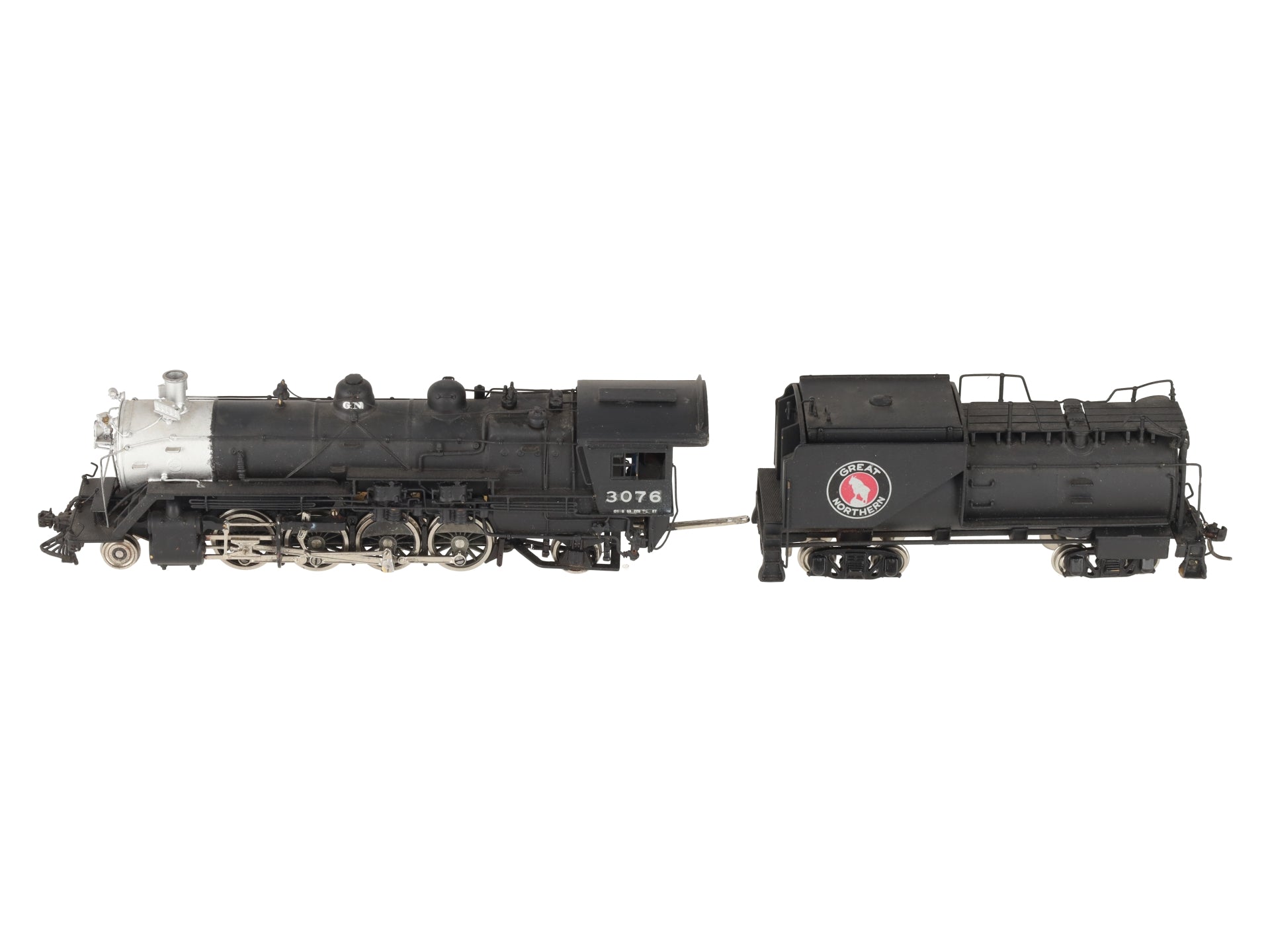 Sunset Models HO Custom BRASS Great Northern O-1 2-8-2 Steam Loco & Tender/Box
