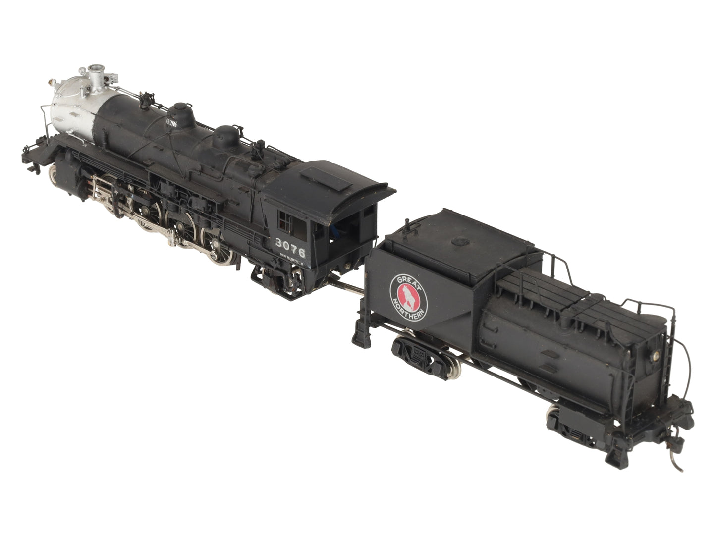 Sunset Models HO Custom BRASS Great Northern O-1 2-8-2 Steam Loco & Tender/Box