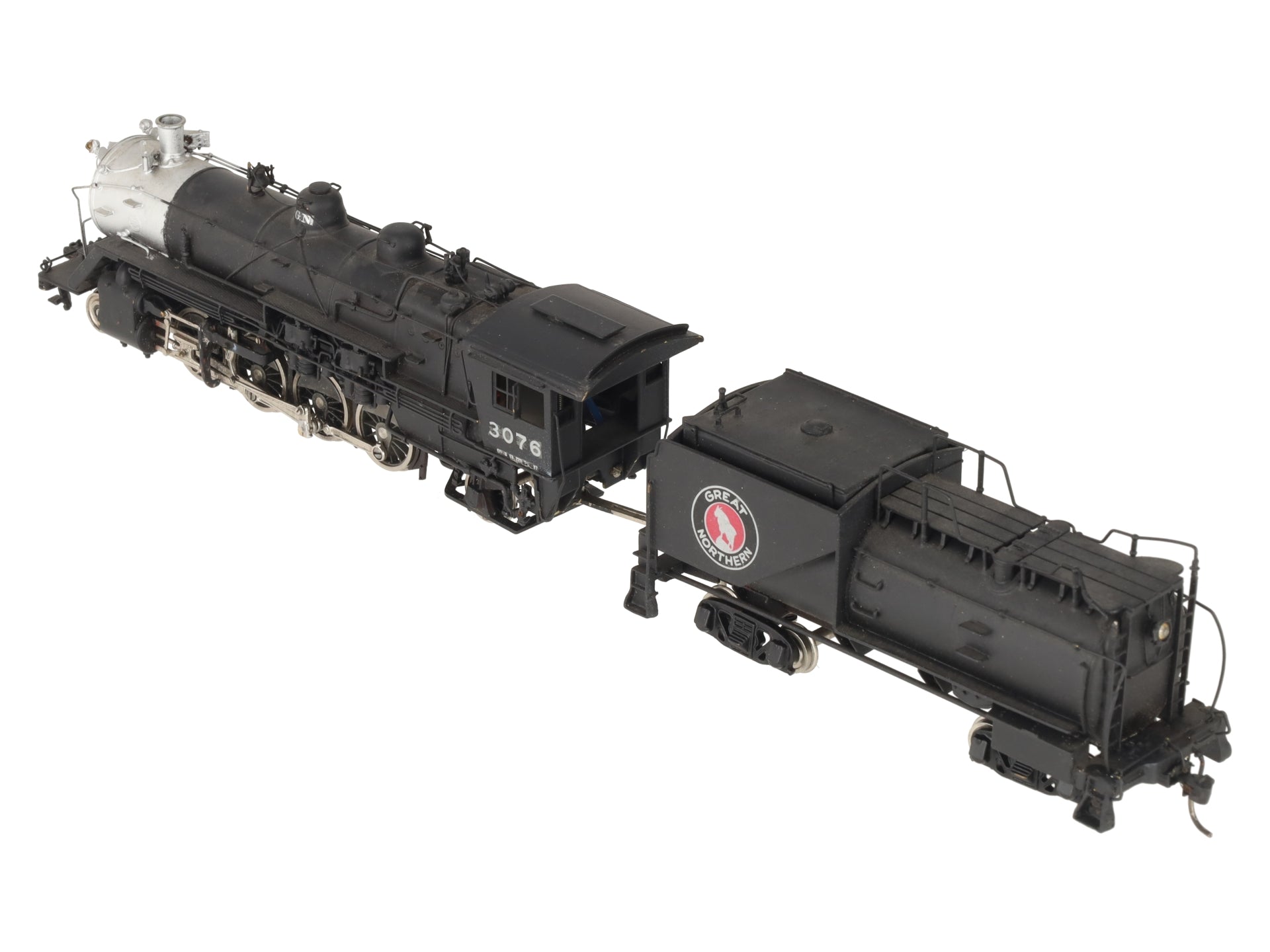 Sunset Models HO Custom BRASS Great Northern O-1 2-8-2 Steam Loco & Tender/Box