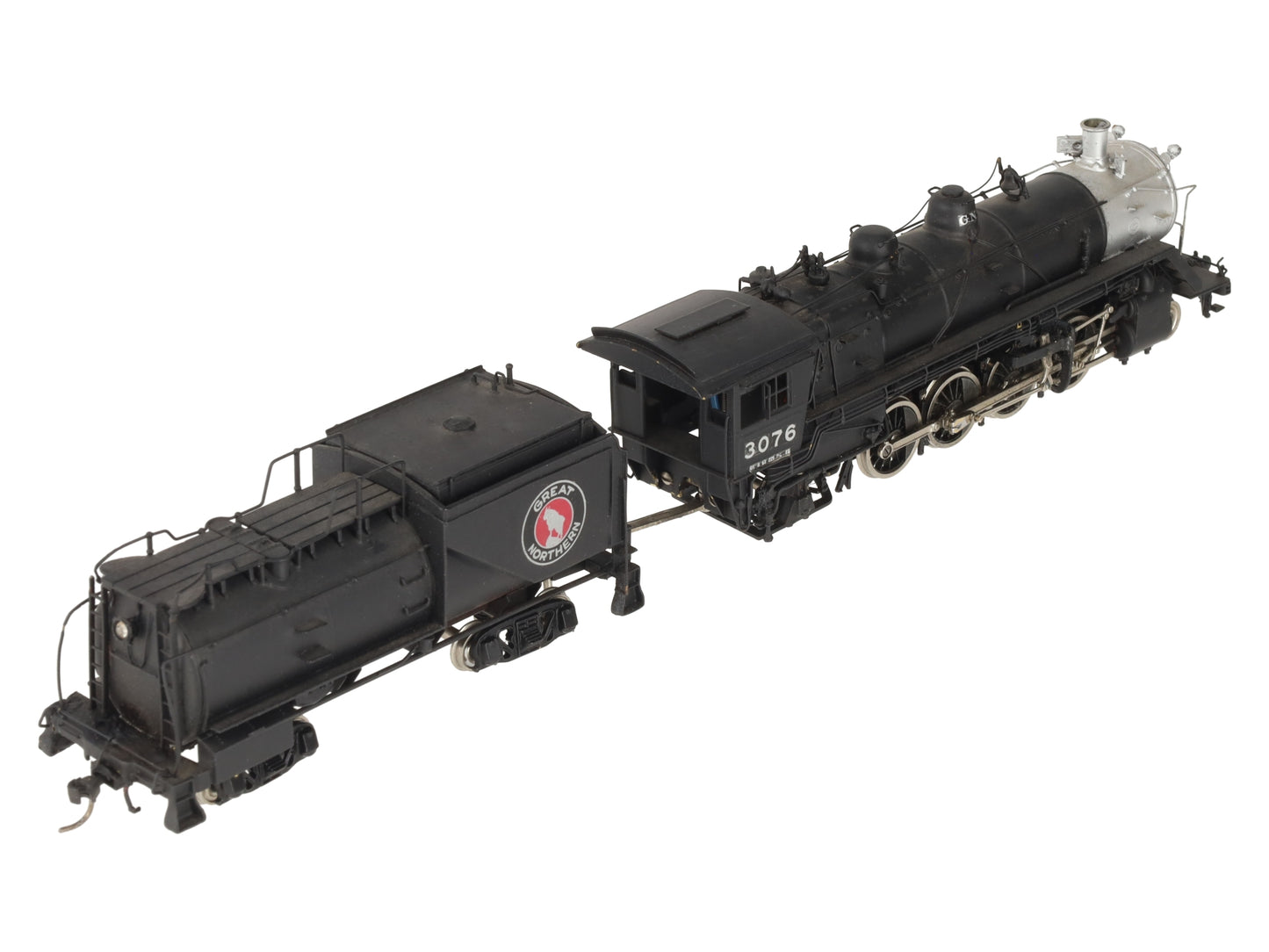 Sunset Models HO Custom BRASS Great Northern O-1 2-8-2 Steam Loco & Tender/Box