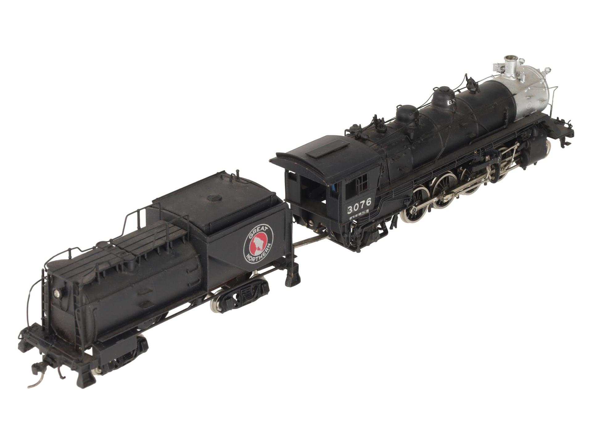 Sunset Models HO Custom BRASS Great Northern O-1 2-8-2 Steam Loco & Tender/Box