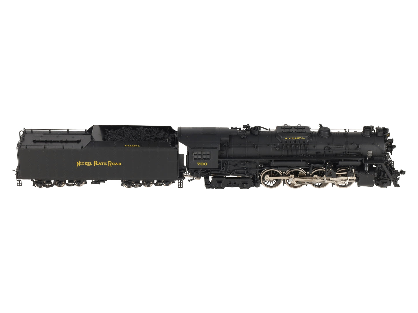 Precision Scale 16626-1 HO BRASS Nickel Plate Road 2-8-4 Steam Loco & Tender#700 LN/Box