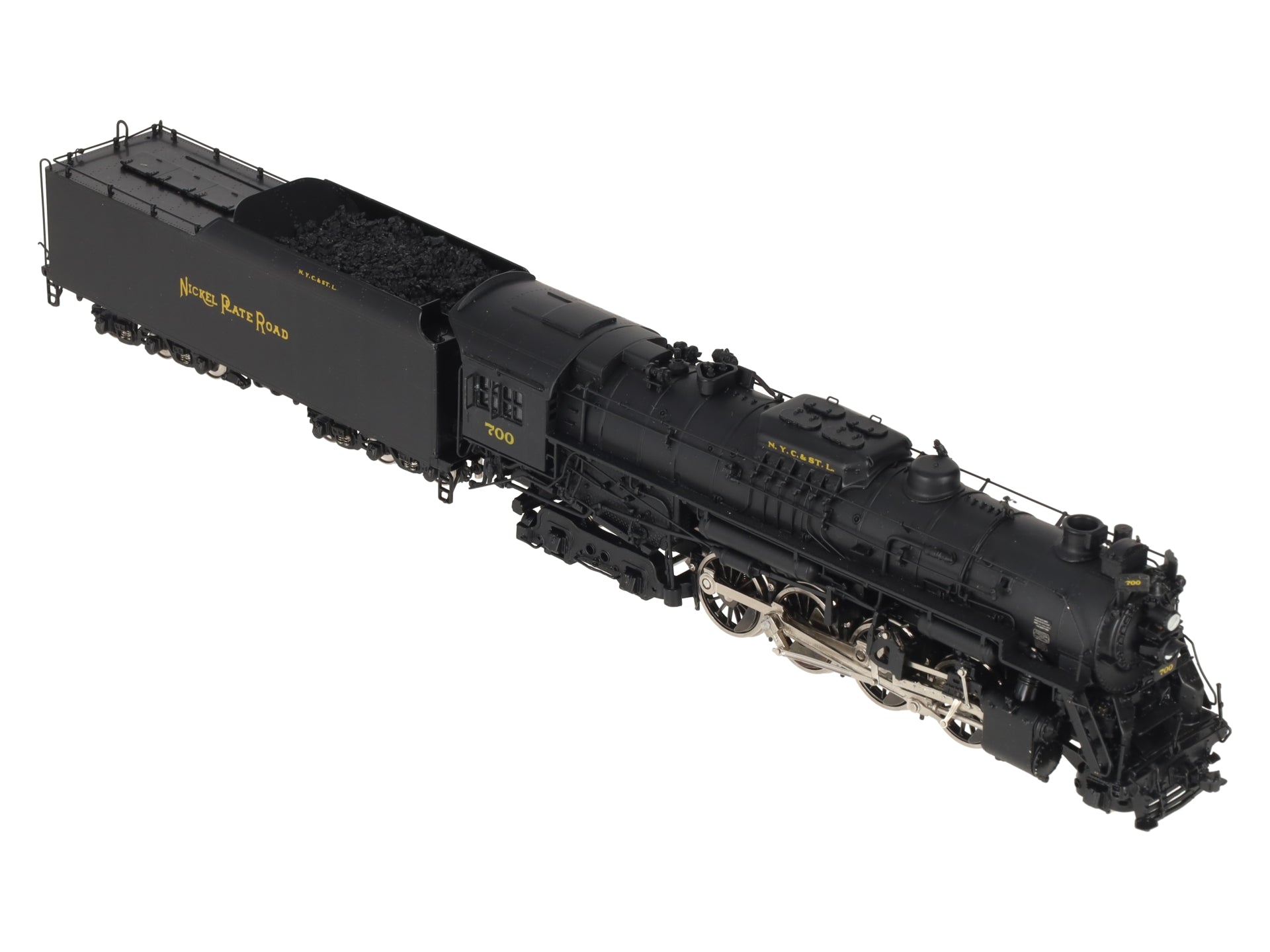 Precision Scale 16626-1 HO BRASS Nickel Plate Road 2-8-4 Steam Loco & Tender#700 LN/Box