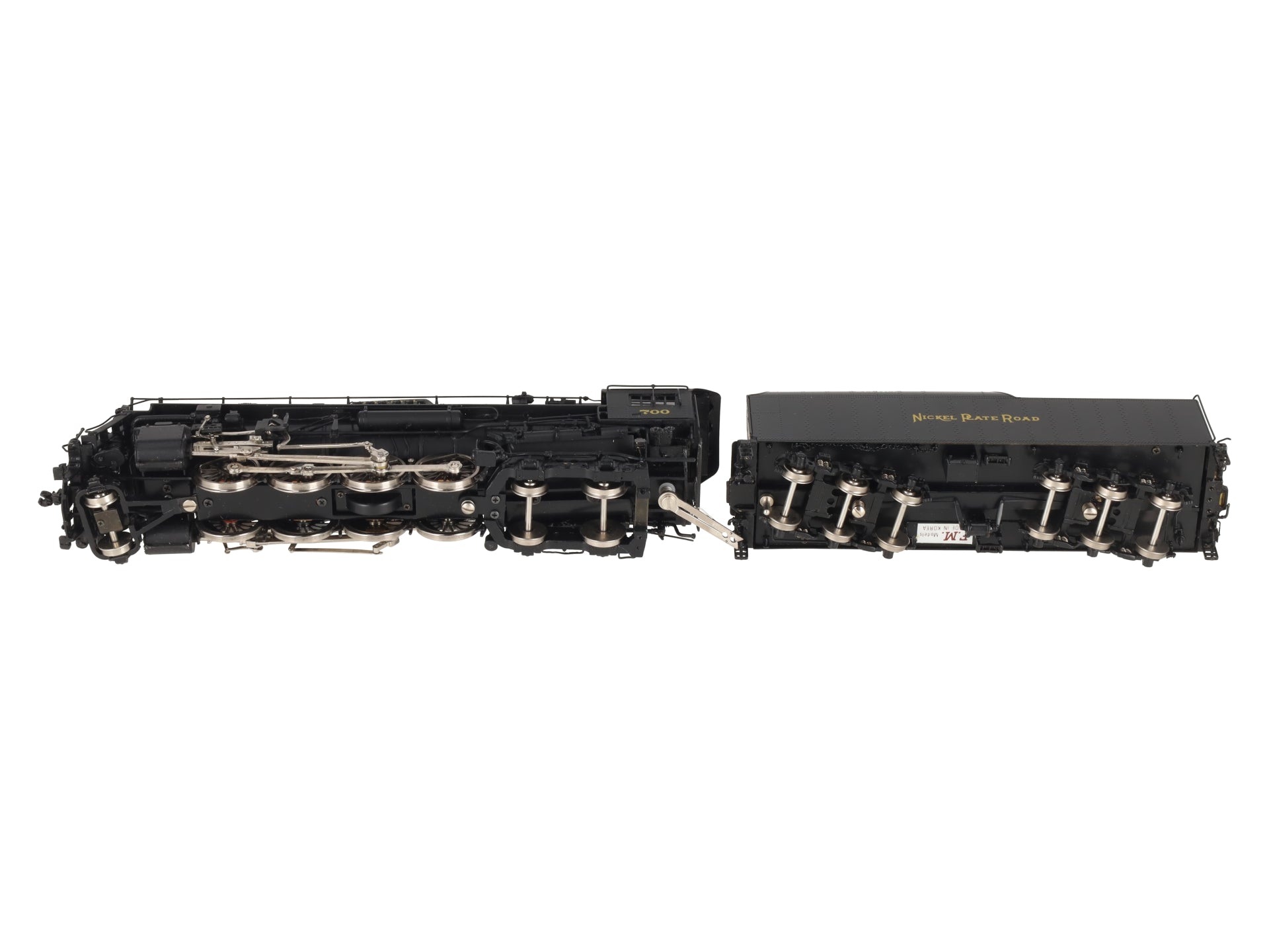 Precision Scale 16626-1 HO BRASS Nickel Plate Road 2-8-4 Steam Loco & Tender#700 LN/Box