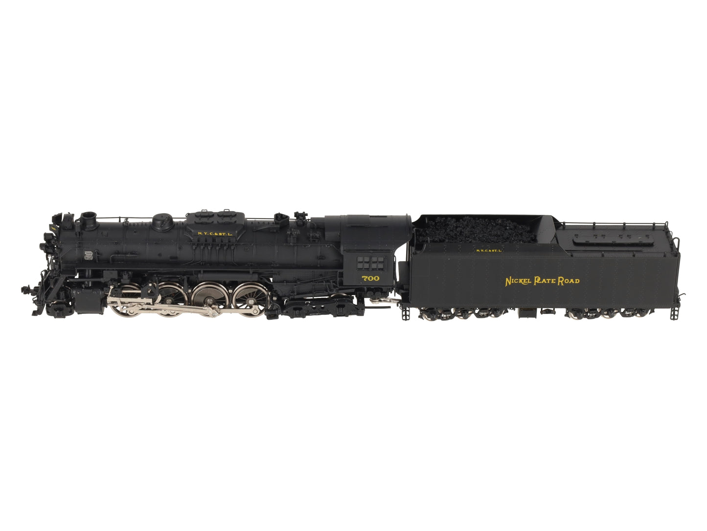 Precision Scale 16626-1 HO BRASS Nickel Plate Road 2-8-4 Steam Loco & Tender#700 LN/Box