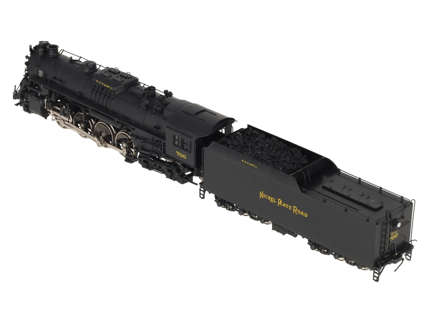 Precision Scale 16626-1 HO BRASS Nickel Plate Road 2-8-4 Steam Loco & Tender#700 LN/Box