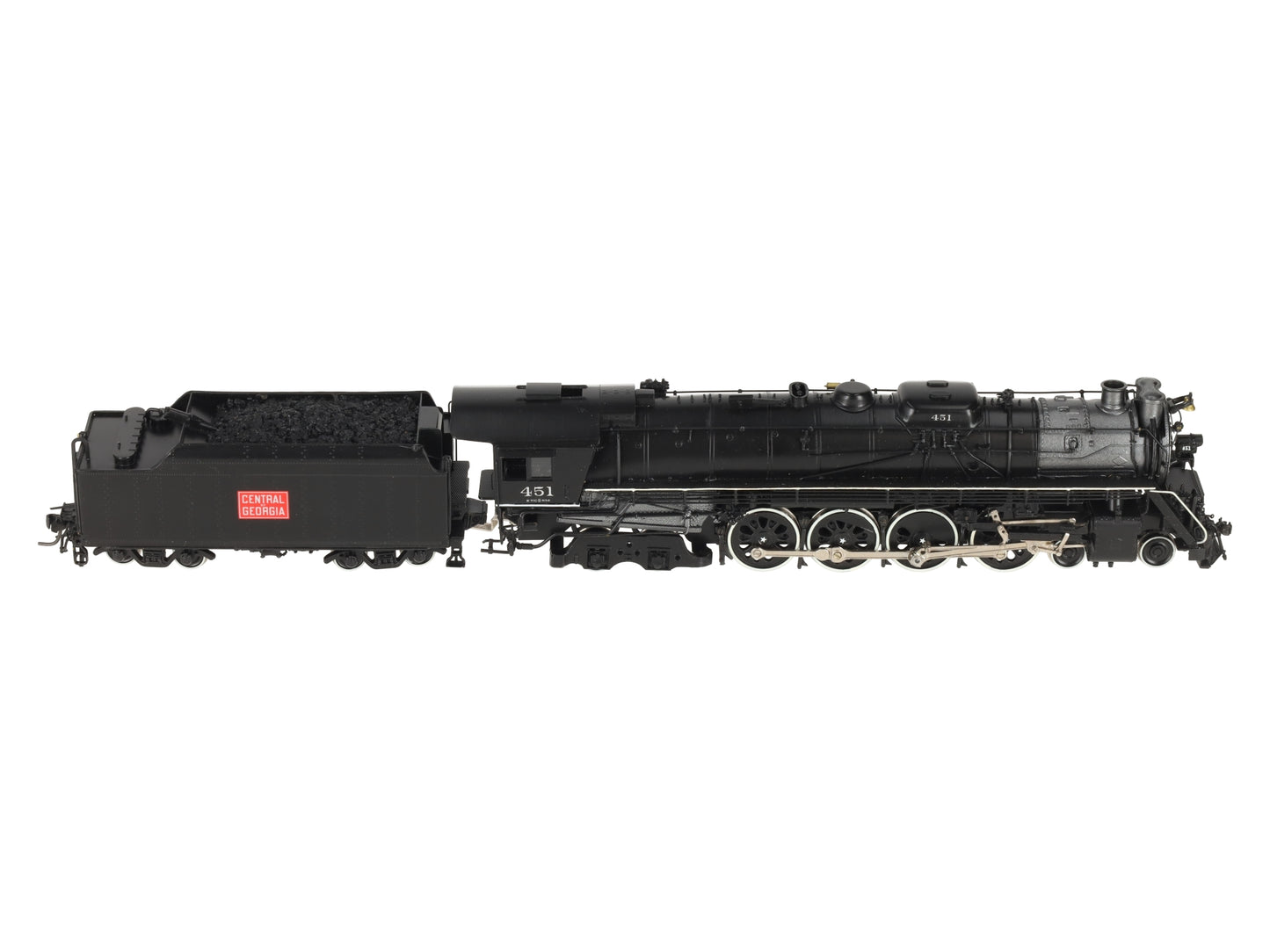 Overland OMI-1440 HO Custom Brass Central Of Georgia 'k' 4-8-4 Steam Locomotive/Box