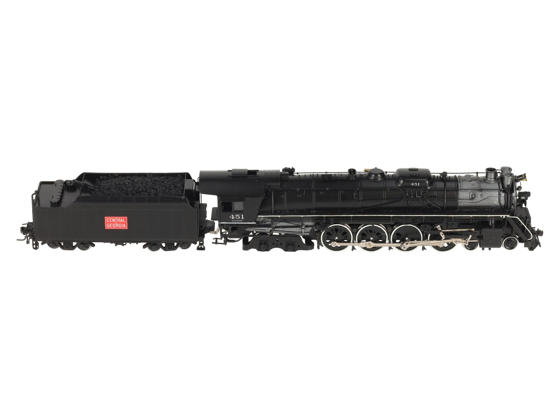 Overland OMI-1440 HO Custom Brass Central Of Georgia 'k' 4-8-4 Steam Locomotive/Box