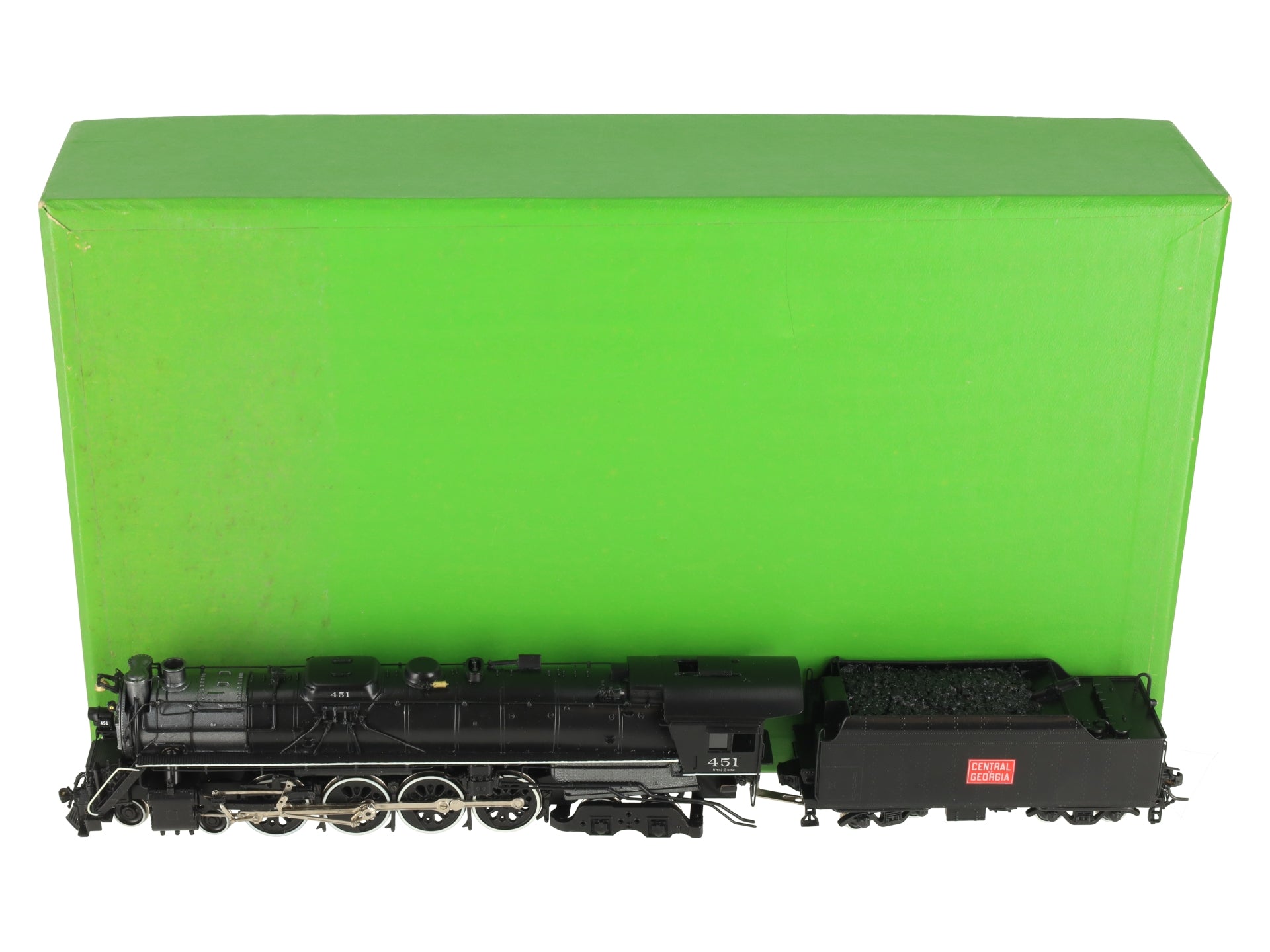 Overland OMI-1440 HO Custom Brass Central Of Georgia 'k' 4-8-4 Steam Locomotive/Box