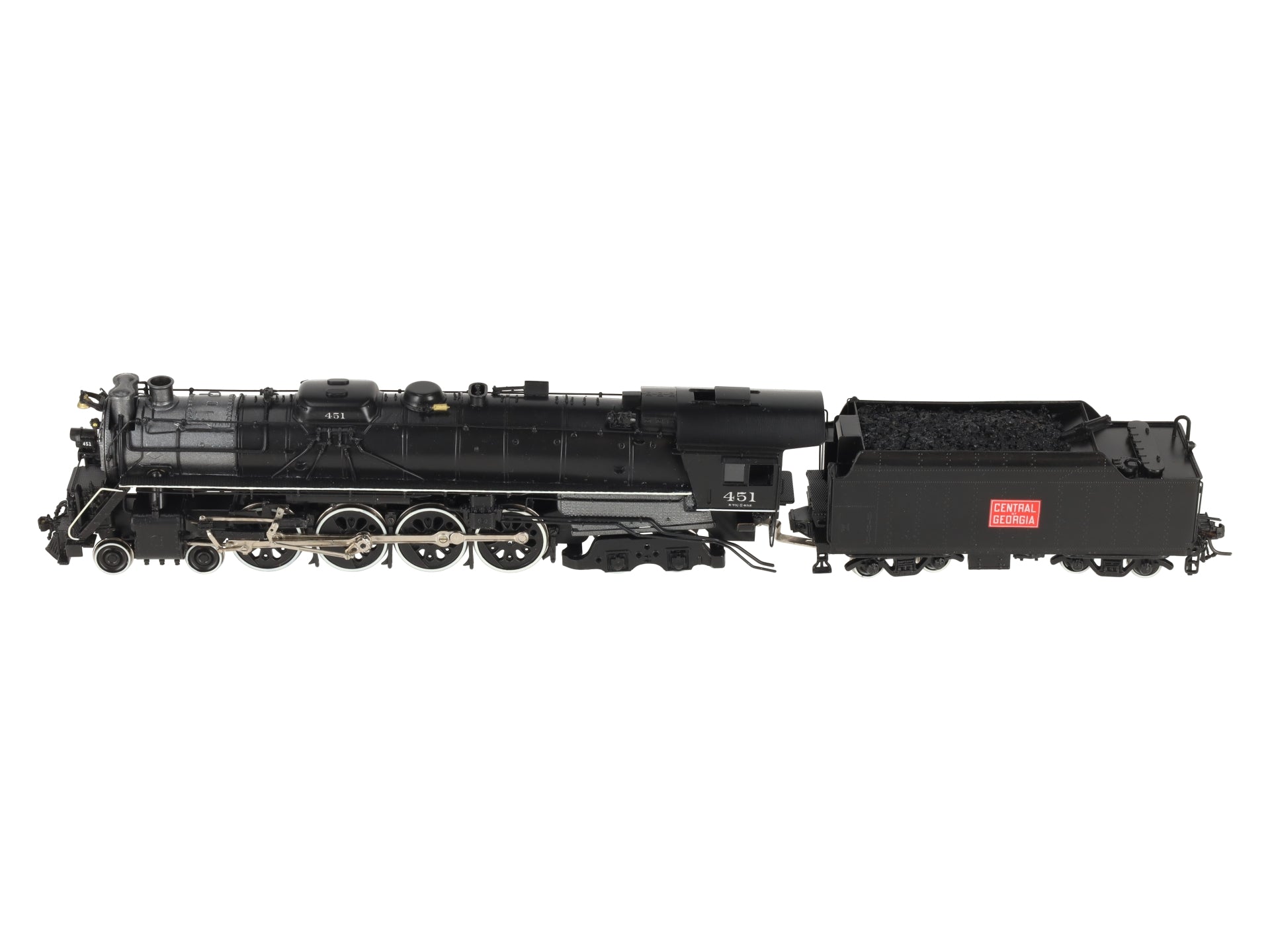 Overland OMI-1440 HO Custom Brass Central Of Georgia 'k' 4-8-4 Steam Locomotive/Box