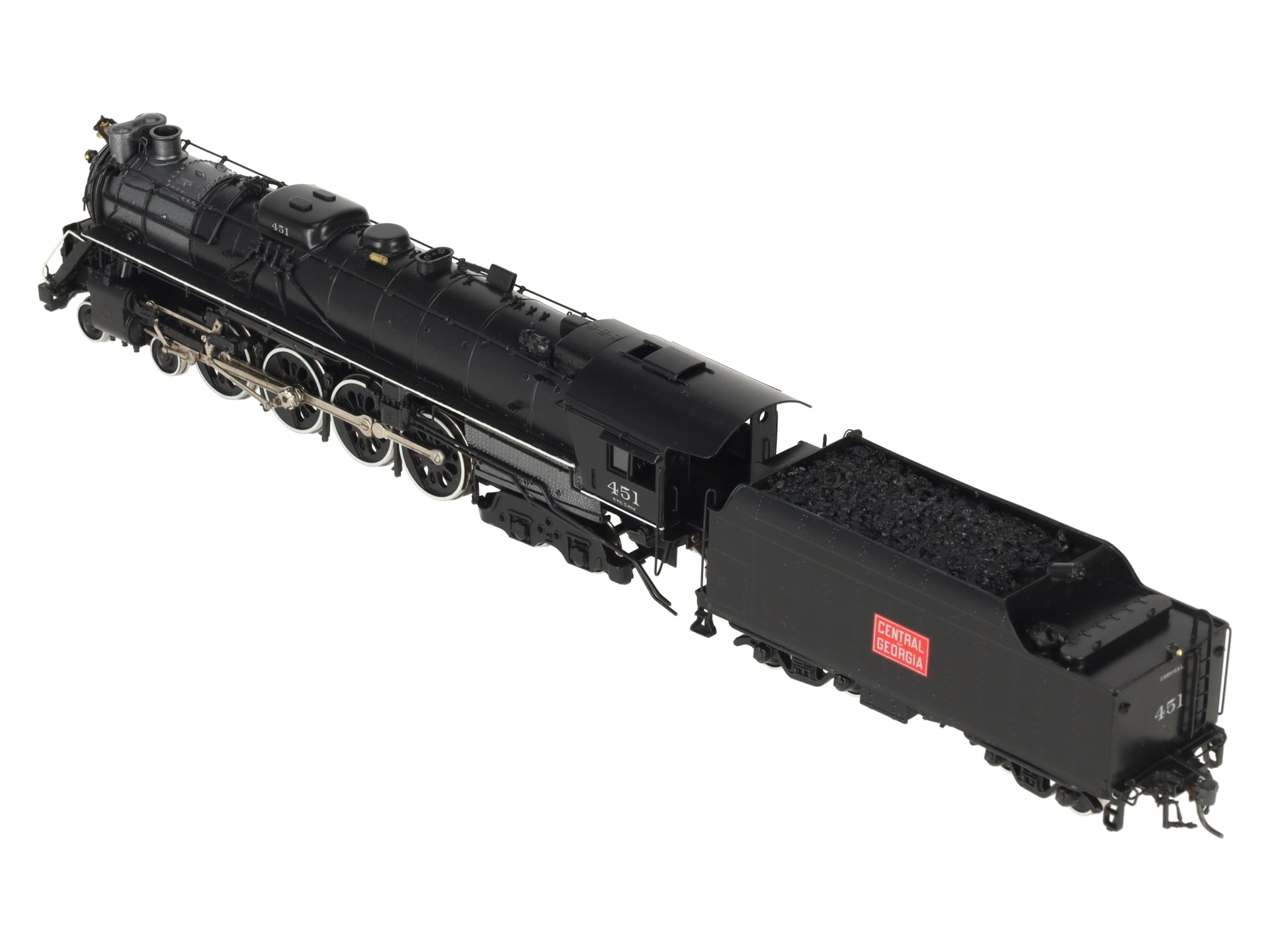 Overland OMI-1440 HO Custom Brass Central Of Georgia 'k' 4-8-4 Steam Locomotive/Box