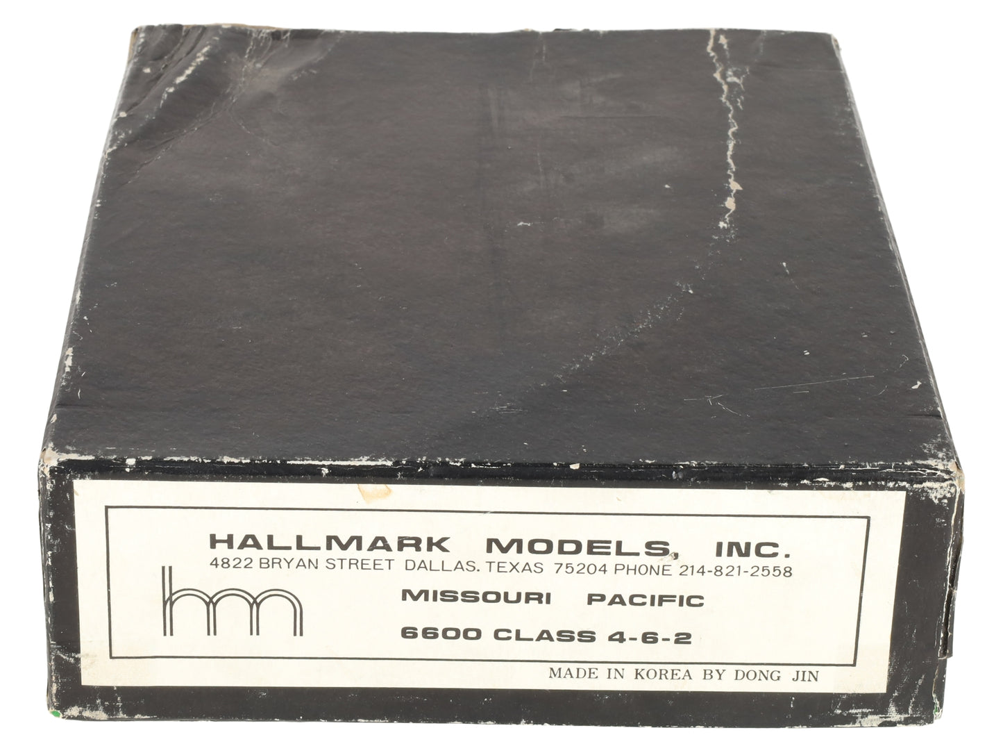 Hallmark Models HO Scale BRASS MoPac 6600 Class 4-6-2 Steam Locomotive & Tender/Box