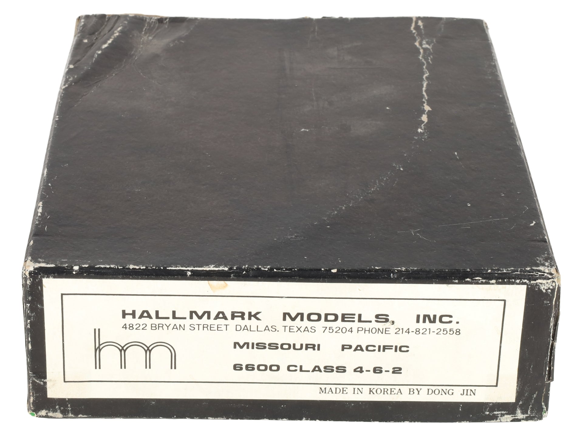 Hallmark Models HO Scale BRASS MoPac 6600 Class 4-6-2 Steam Locomotive & Tender/Box