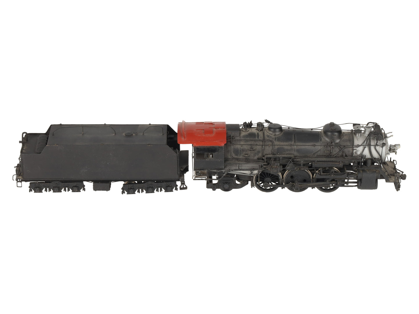 Hallmark Models HO Scale BRASS MoPac 6600 Class 4-6-2 Steam Locomotive & Tender/Box
