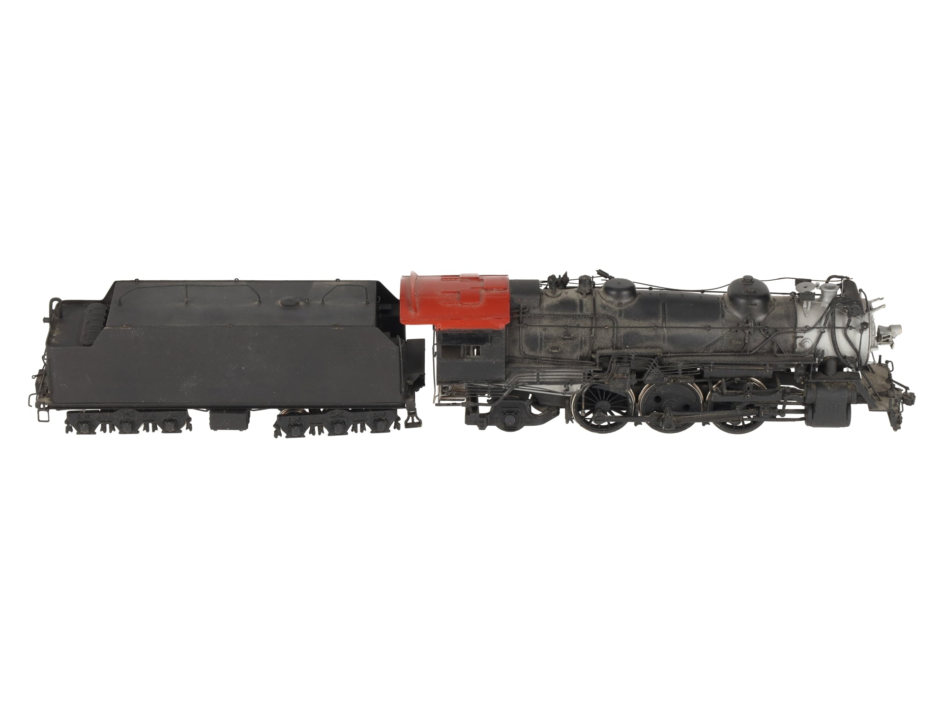 Hallmark Models HO Scale BRASS MoPac 6600 Class 4-6-2 Steam Locomotive & Tender/Box