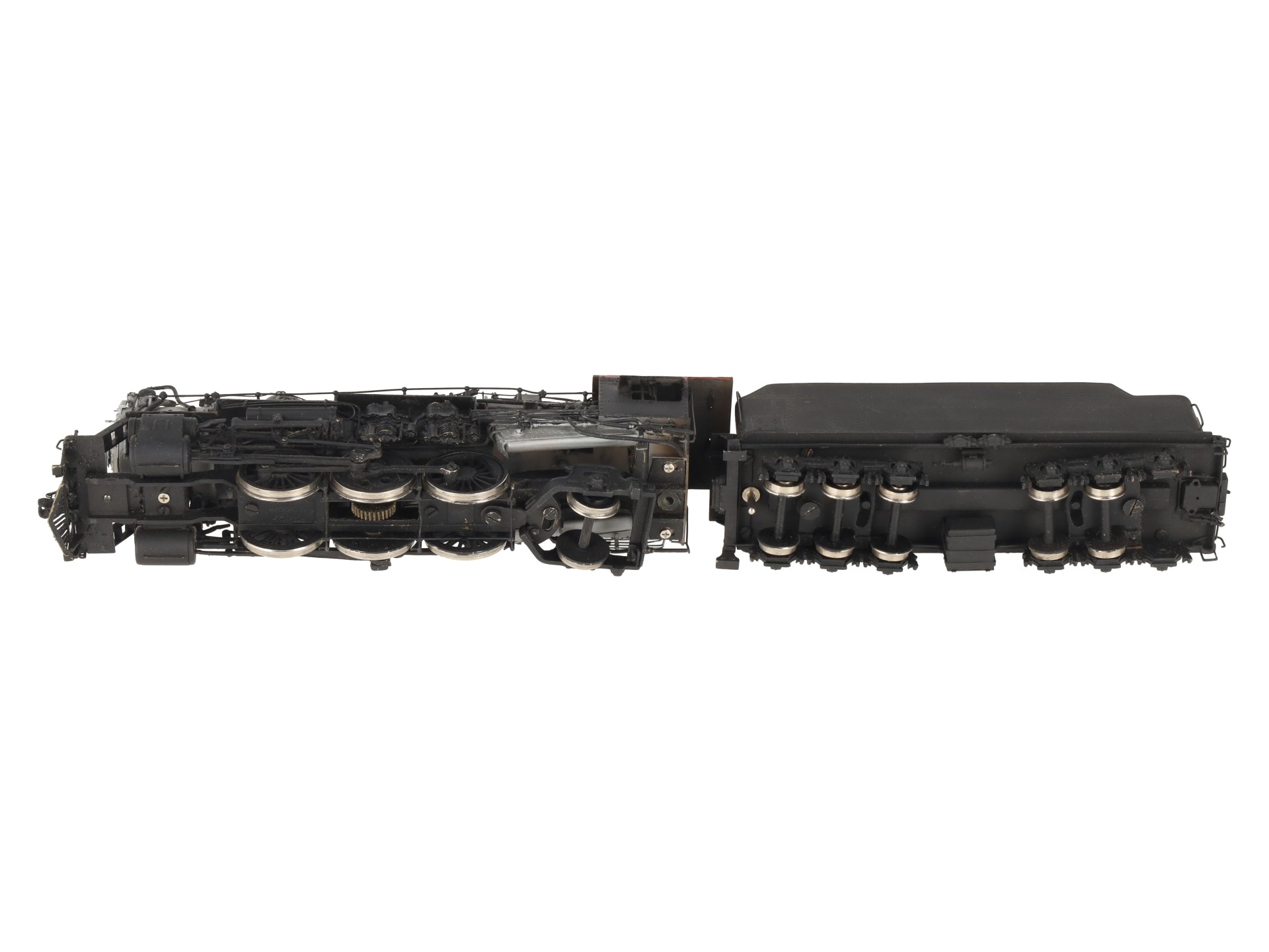 Hallmark Models HO Scale BRASS MoPac 6600 Class 4-6-2 Steam Locomotive & Tender/Box