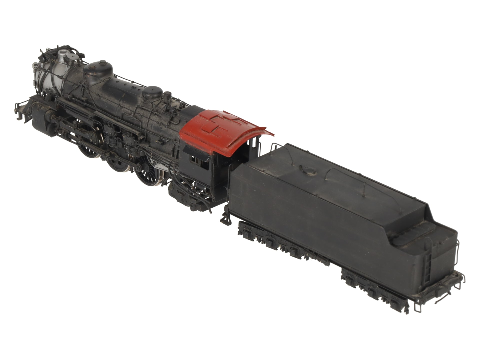 Hallmark Models HO Scale BRASS MoPac 6600 Class 4-6-2 Steam Locomotive & Tender/Box