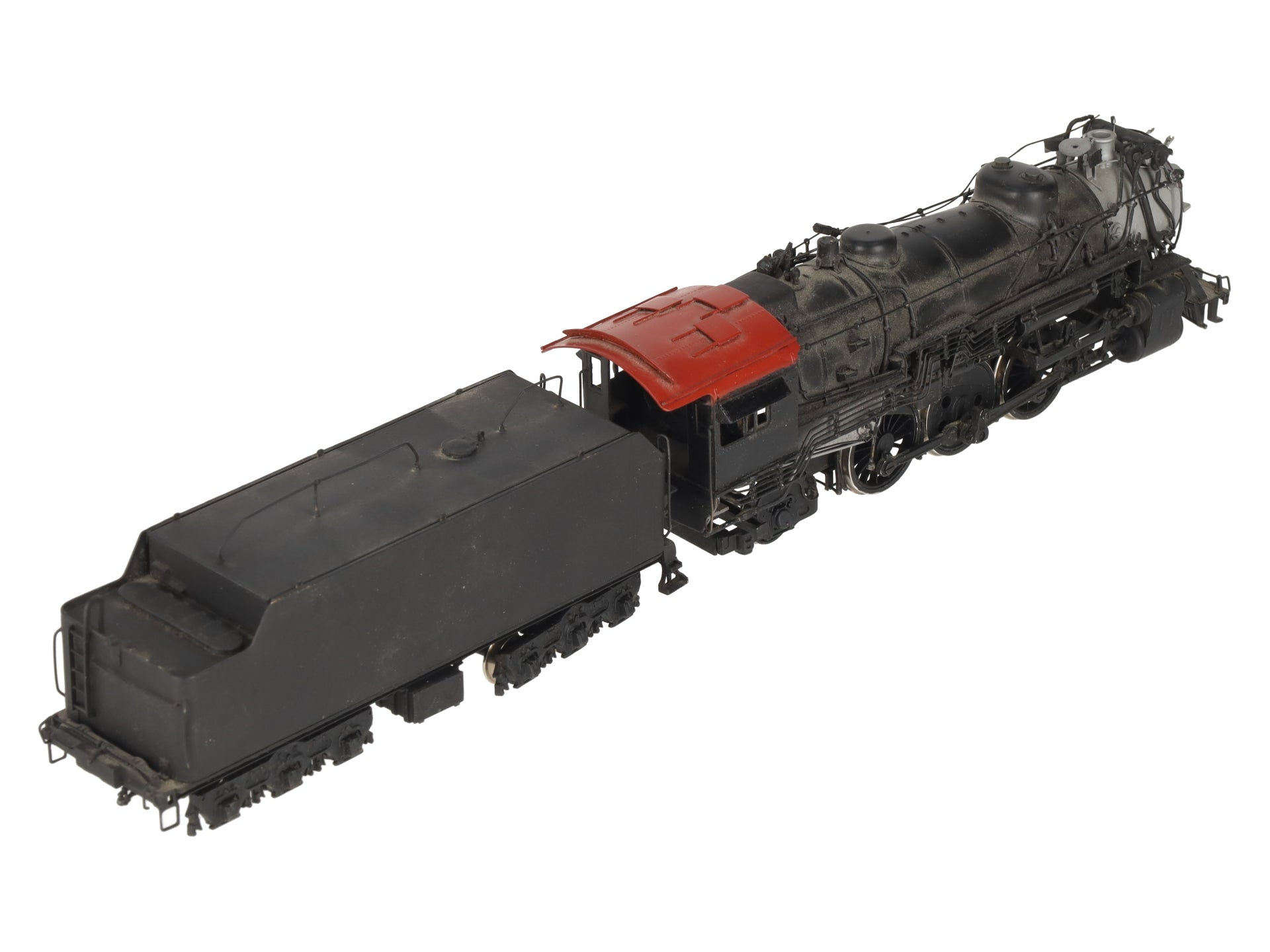 Hallmark Models HO Scale BRASS MoPac 6600 Class 4-6-2 Steam Locomotive & Tender/Box