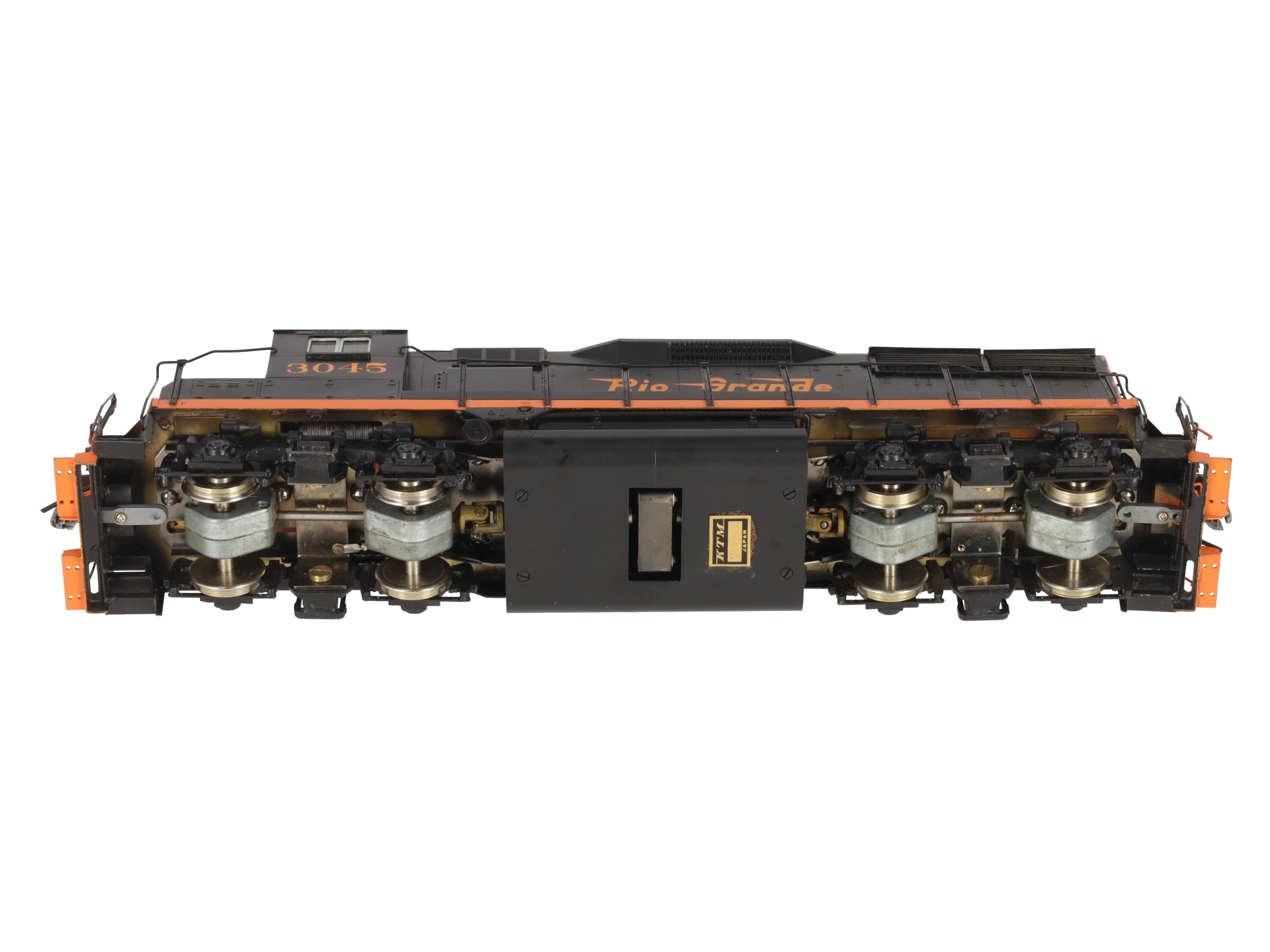 KTM Scale Models O Scale BRASS Custom D&RGW GP35 Diesel Engine #3045 (2-Rail)/Box