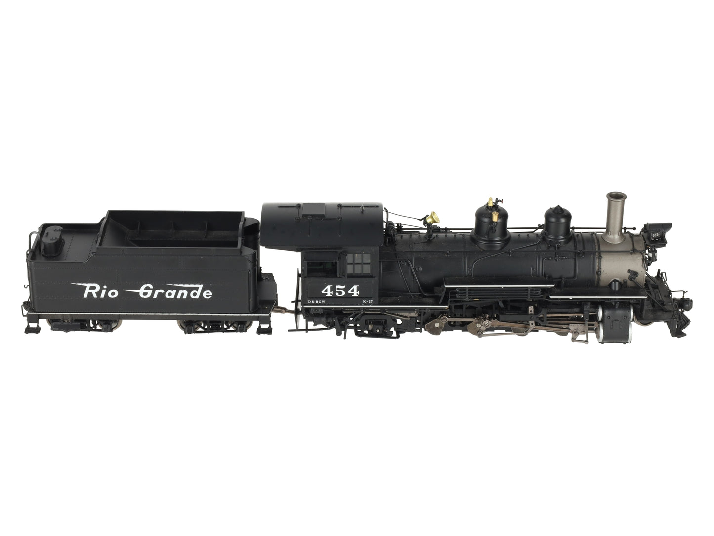 Mountain Model Imports DC1057-1 On30 BRASS D&RGW K-27 2-8-2 Loco & Tender #454 EX/Box