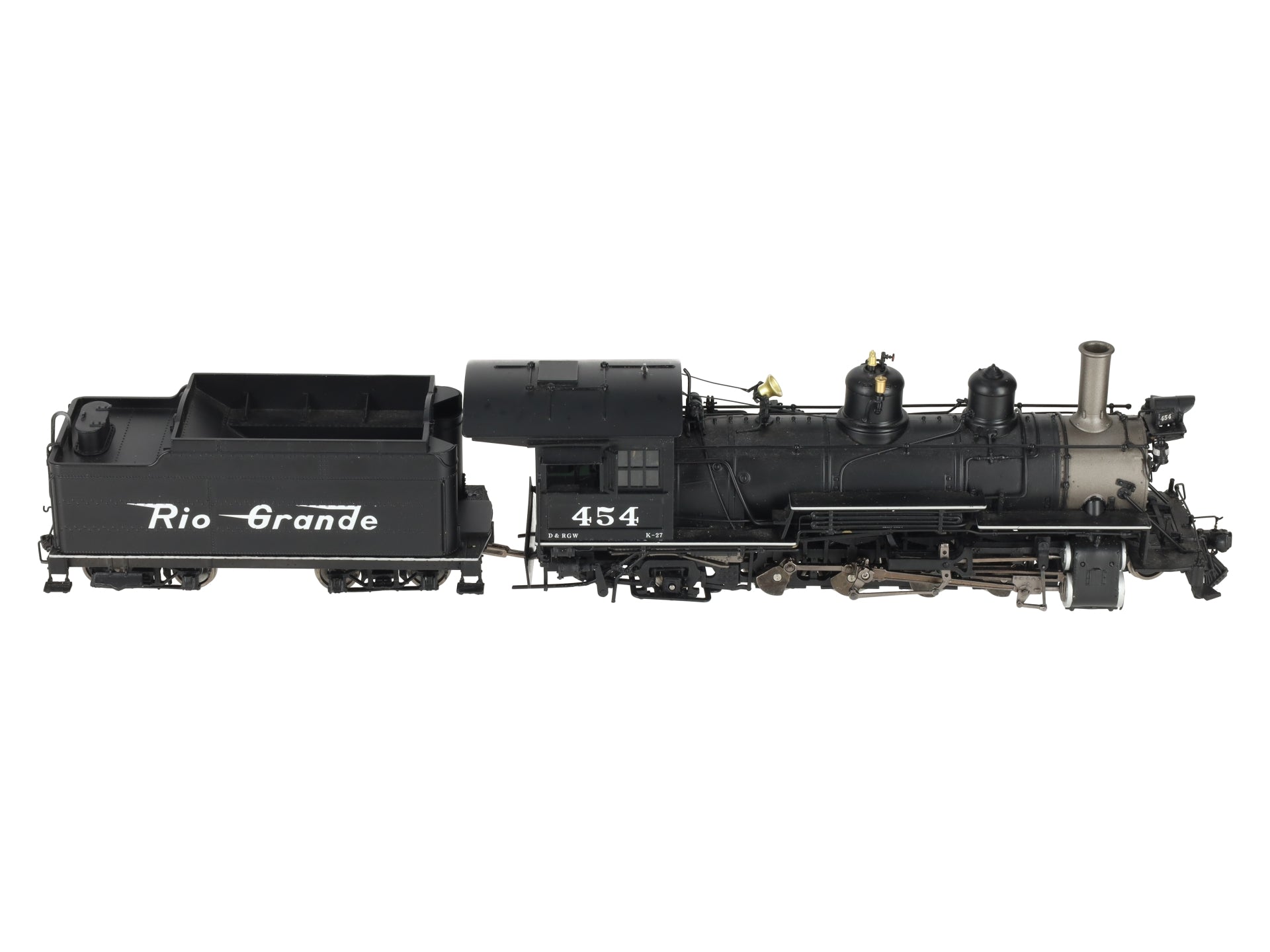 Mountain Model Imports DC1057-1 On30 BRASS D&RGW K-27 2-8-2 Loco & Tender #454 EX/Box