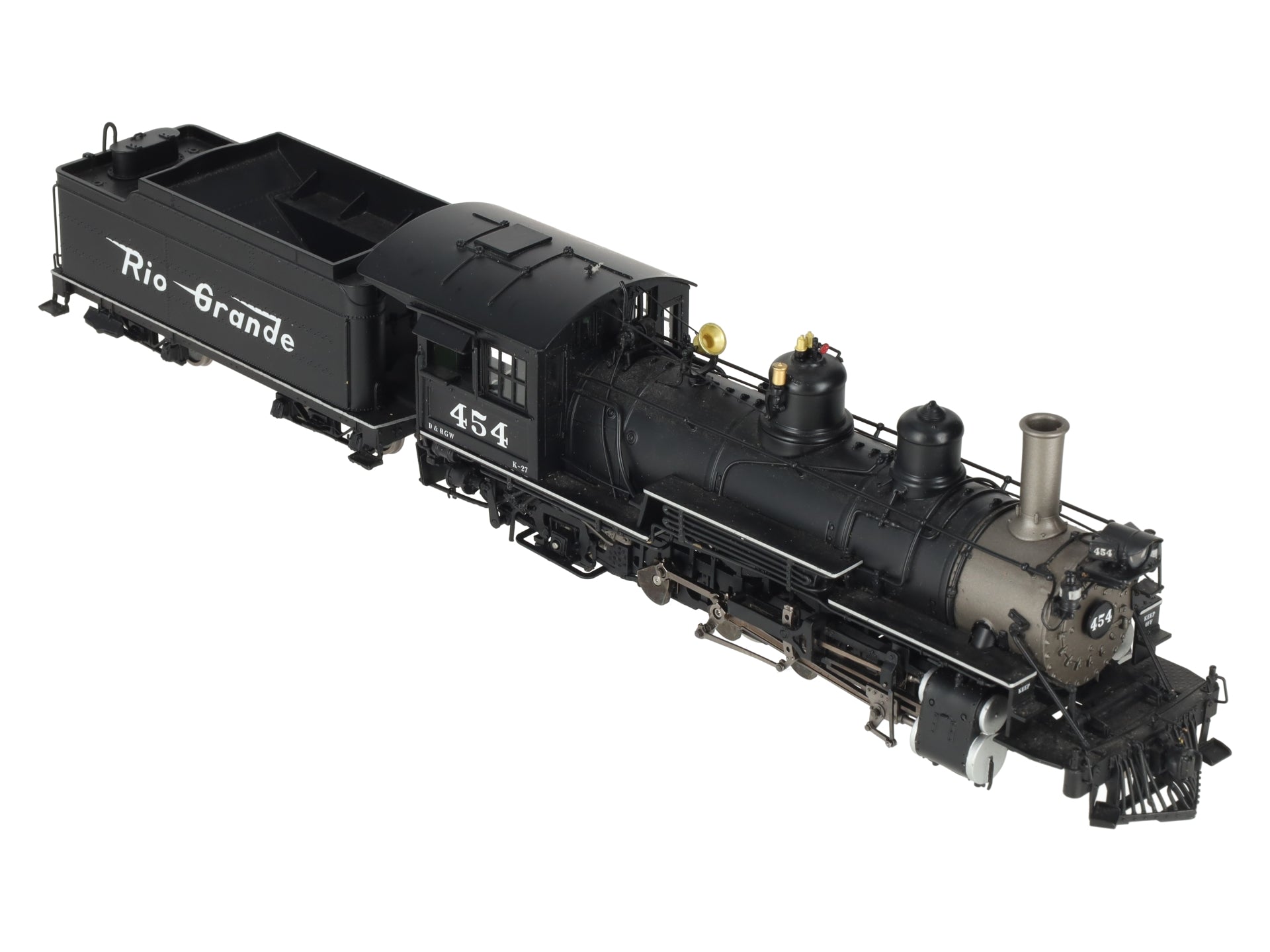 Mountain Model Imports DC1057-1 On30 BRASS D&RGW K-27 2-8-2 Loco & Tender #454 EX/Box