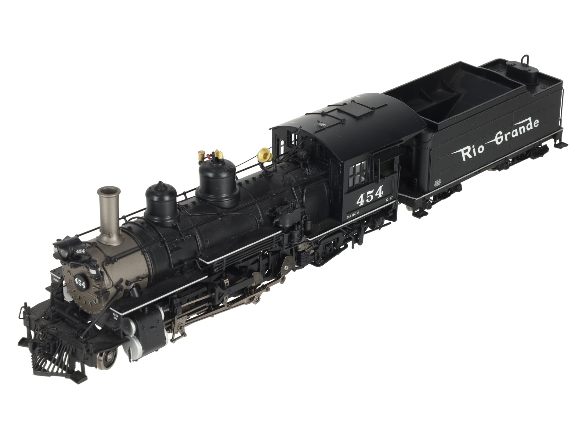Mountain Model Imports DC1057-1 On30 BRASS D&RGW K-27 2-8-2 Loco & Tender #454 EX/Box