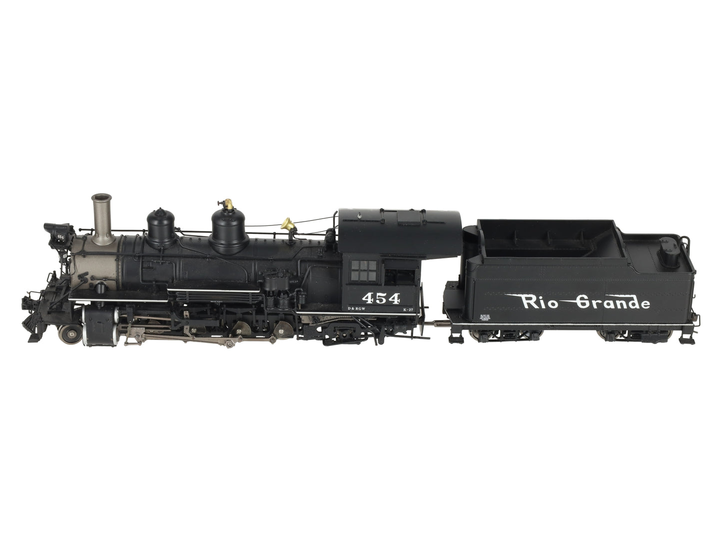 Mountain Model Imports DC1057-1 On30 BRASS D&RGW K-27 2-8-2 Loco & Tender #454 EX/Box