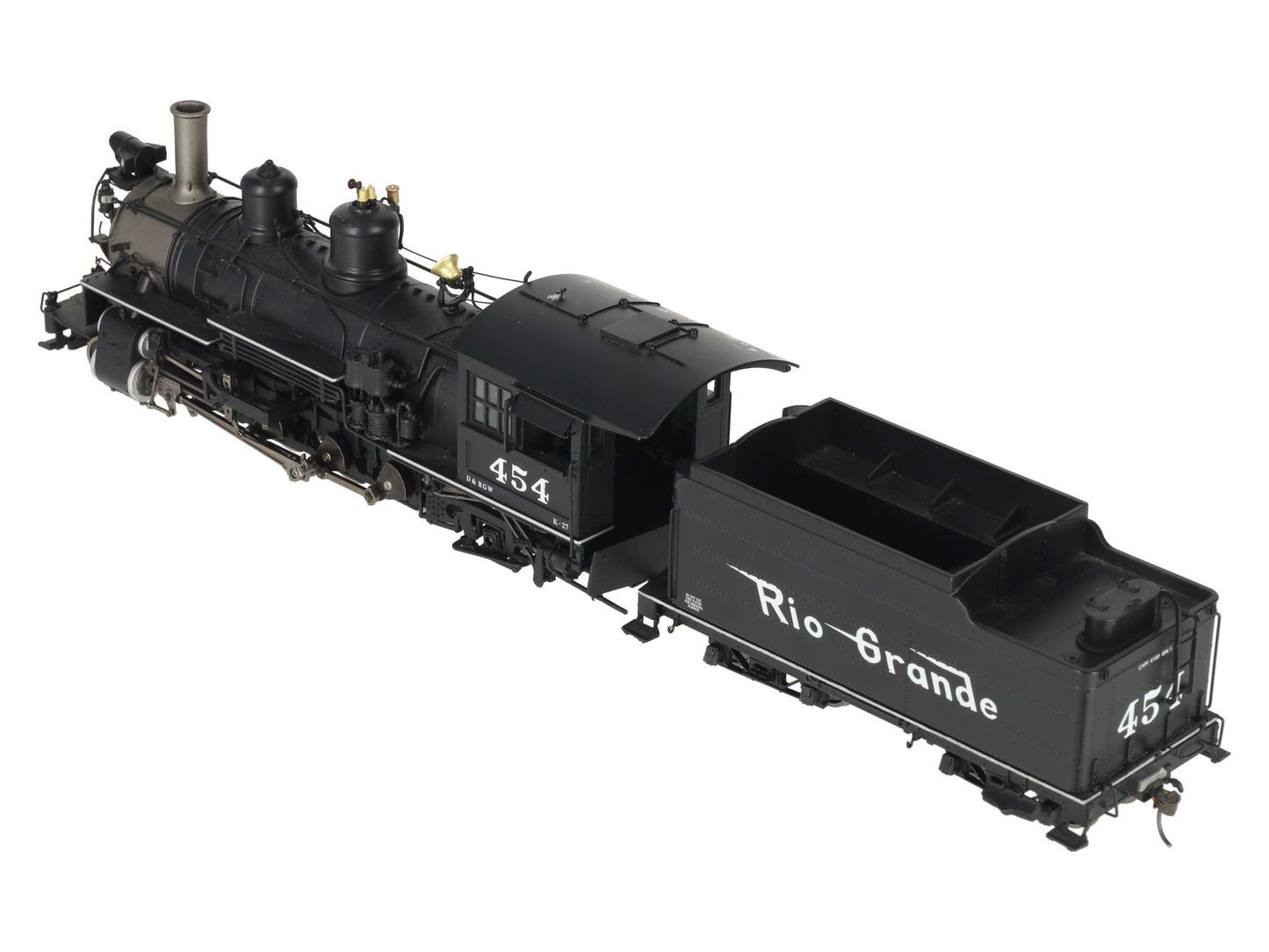 Mountain Model Imports DC1057-1 On30 BRASS D&RGW K-27 2-8-2 Loco & Tender #454 EX/Box