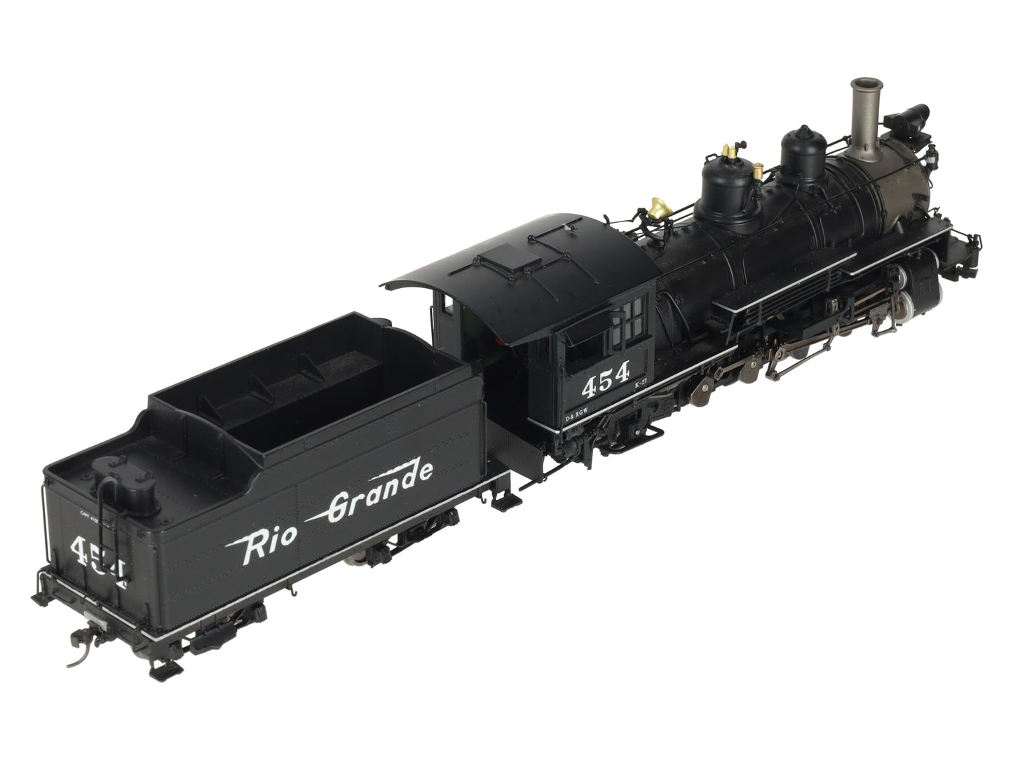 Mountain Model Imports DC1057-1 On30 BRASS D&RGW K-27 2-8-2 Loco & Tender #454 EX/Box