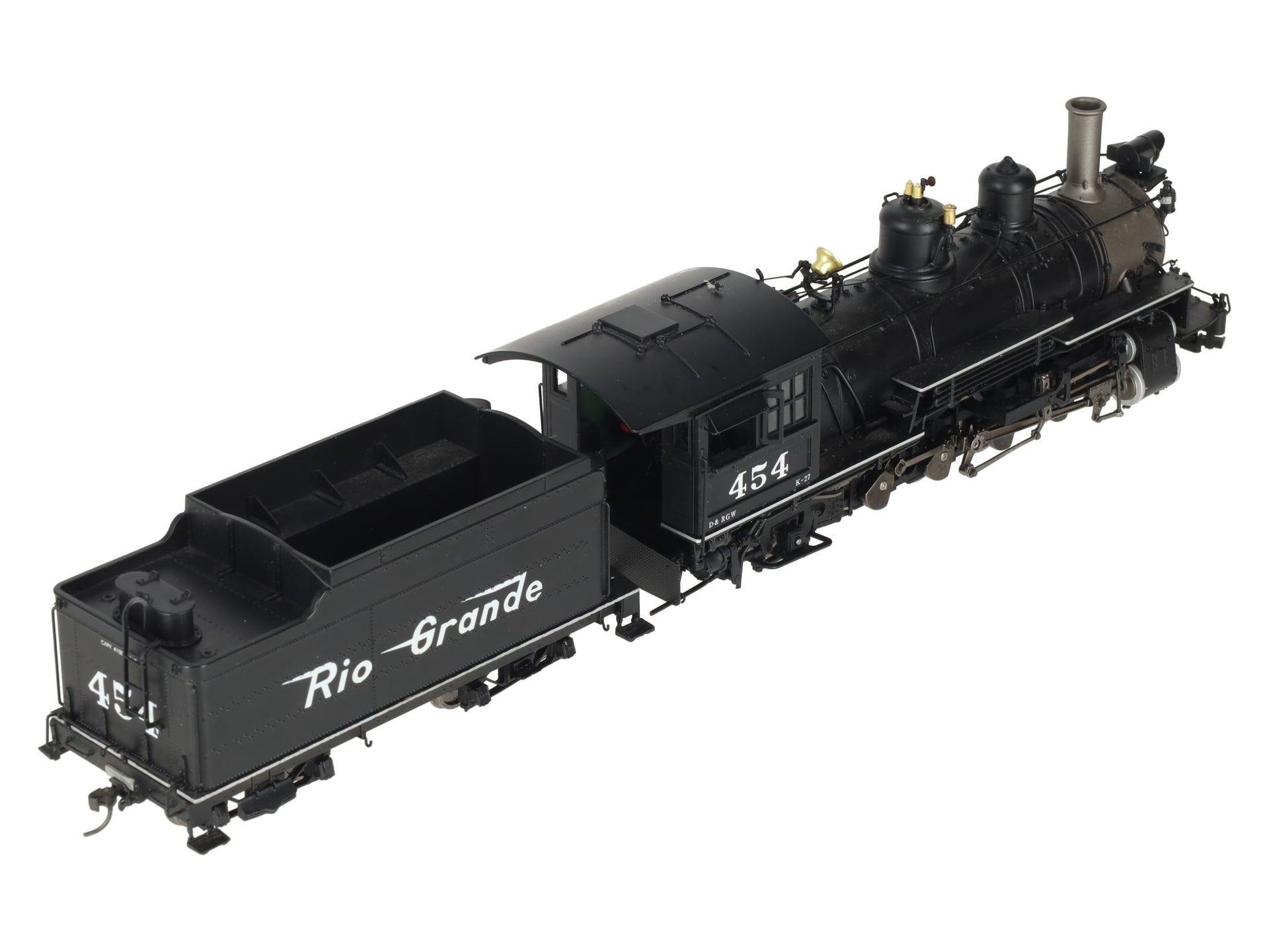 Mountain Model Imports DC1057-1 On30 BRASS D&RGW K-27 2-8-2 Loco & Tender #454 EX/Box