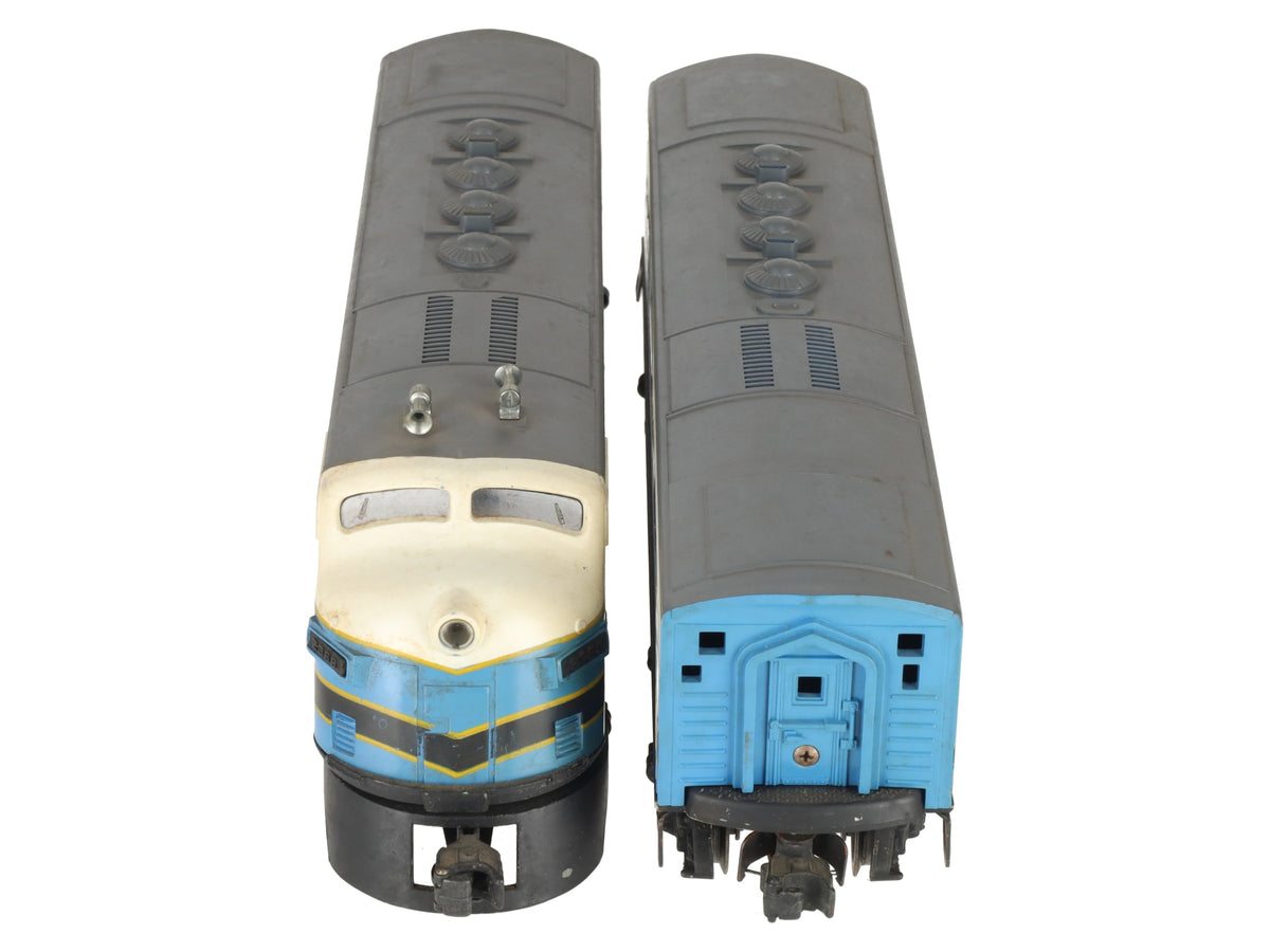 Lionel 2368 Vintage O Baltimore & Ohio F3 AB Diesel Locomotives VG
